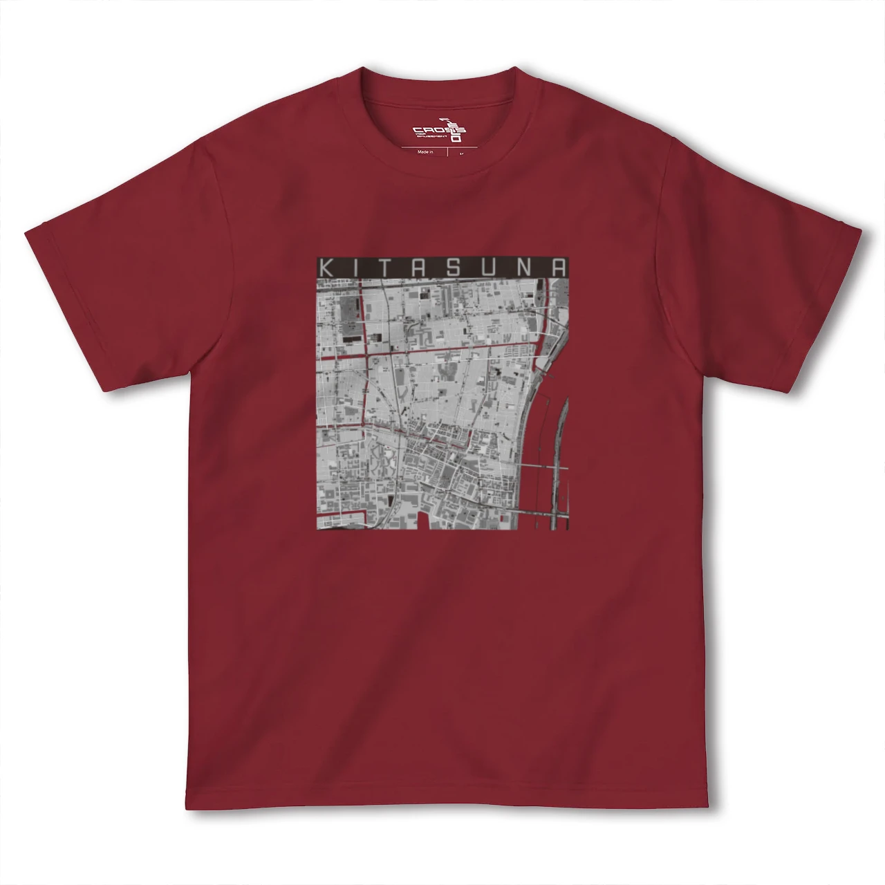 【北砂(東京都)】地図柄ヘビーウェイトTシャツ
