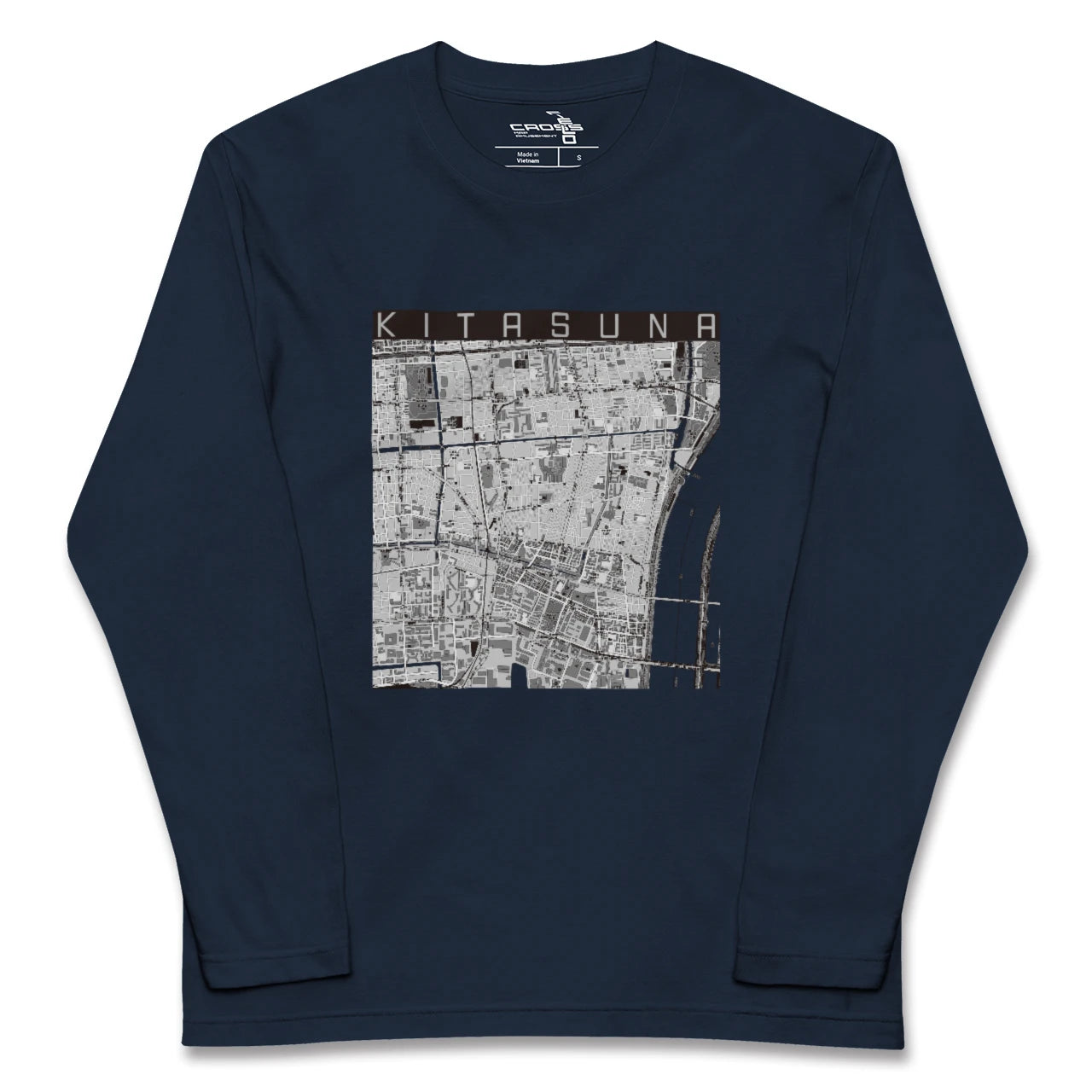 【北砂(東京都)】地図柄ロングスリーブTシャツ