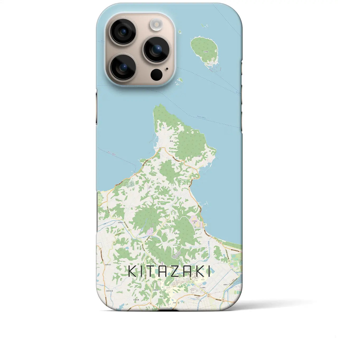 【北崎(福岡県)】地図柄iPhoneケース(バックカバータイプ)