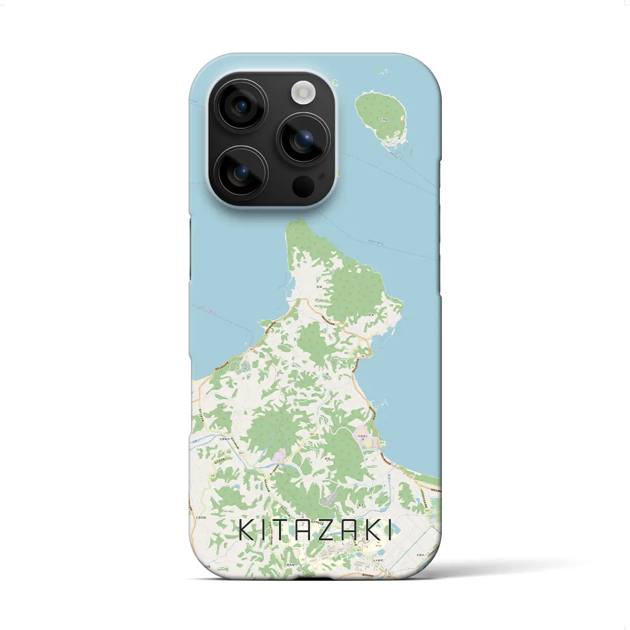 【北崎(福岡県)】地図柄iPhoneケース(バックカバータイプ)