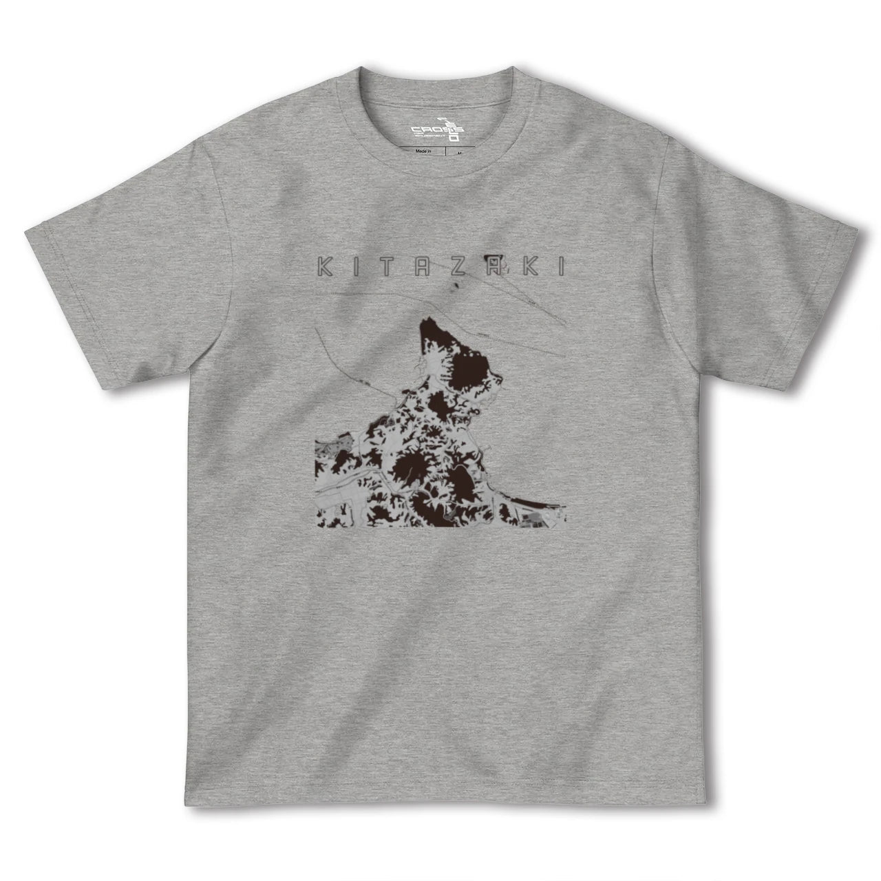 【北崎(福岡県)】地図柄ヘビーウェイトTシャツ