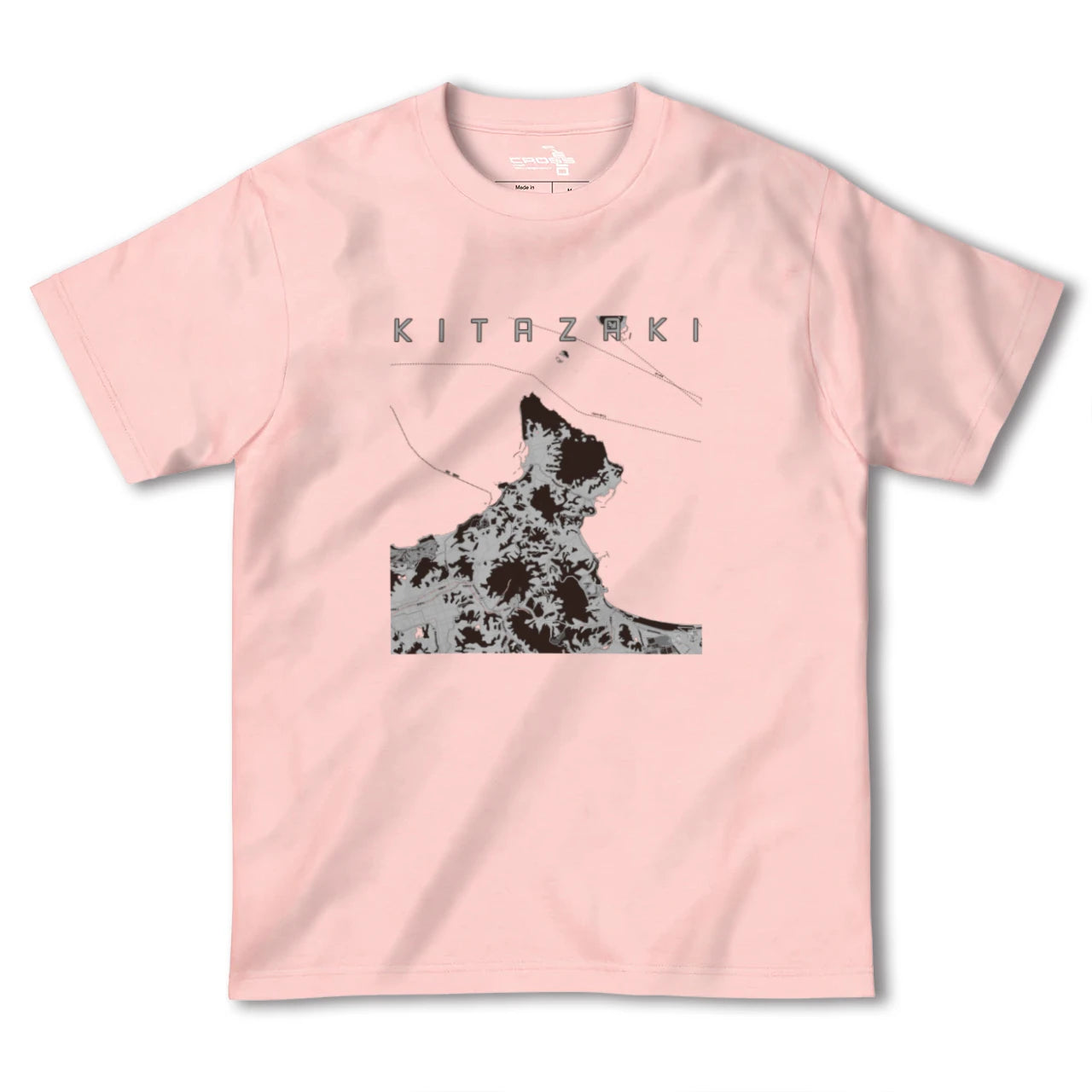 【北崎(福岡県)】地図柄ヘビーウェイトTシャツ