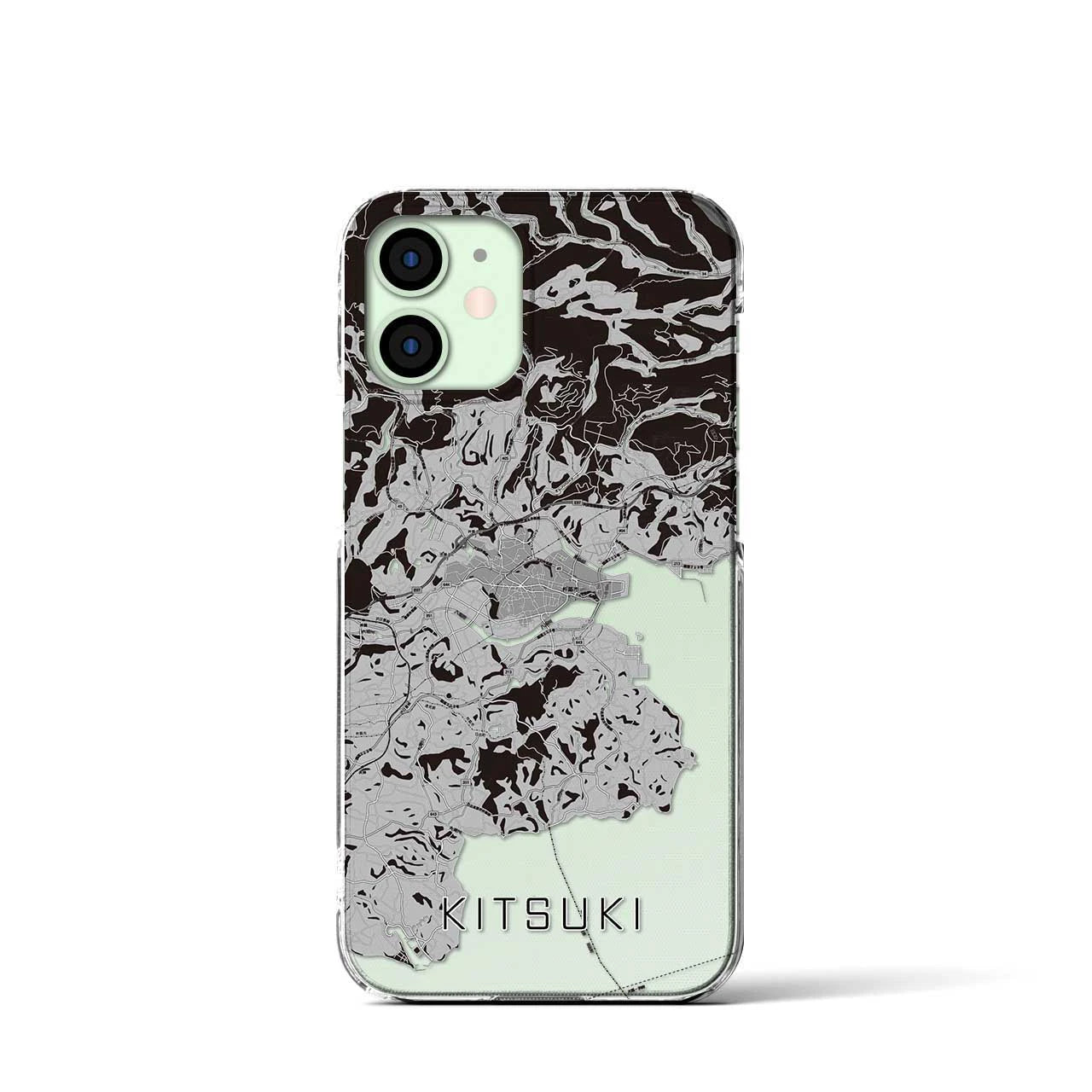 【杵築(大分県)】地図柄iPhoneケース(クリアタイプ)