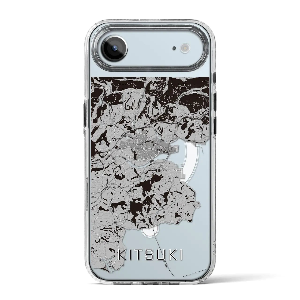 【杵築(大分県)】地図柄iPhoneケース(MagSafeタイプ)