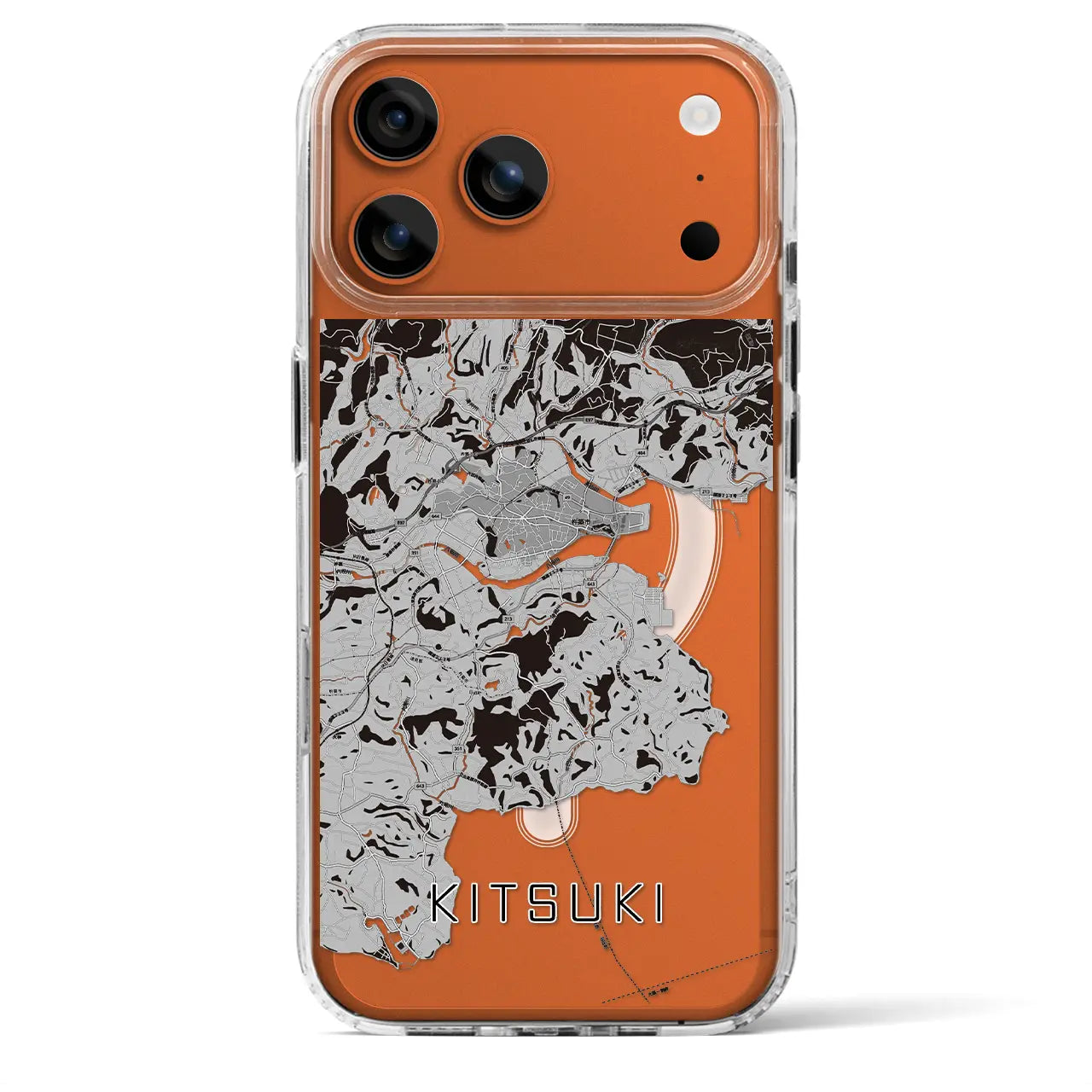 【杵築(大分県)】地図柄iPhoneケース(MagSafeタイプ)