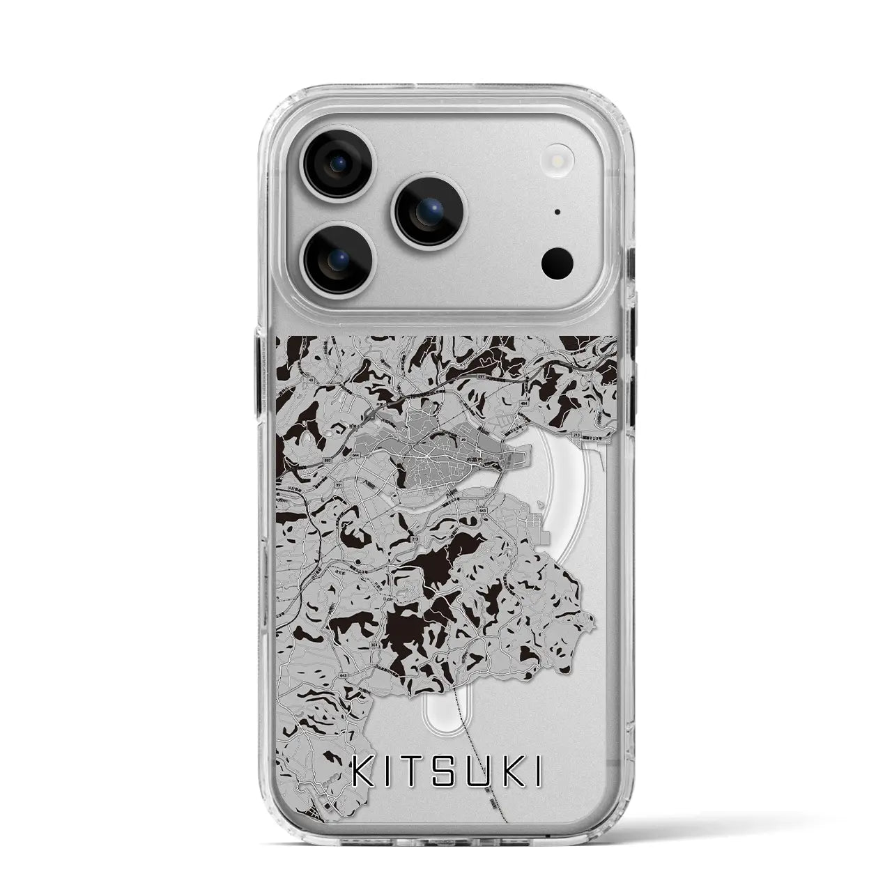 【杵築(大分県)】地図柄iPhoneケース(MagSafeタイプ)