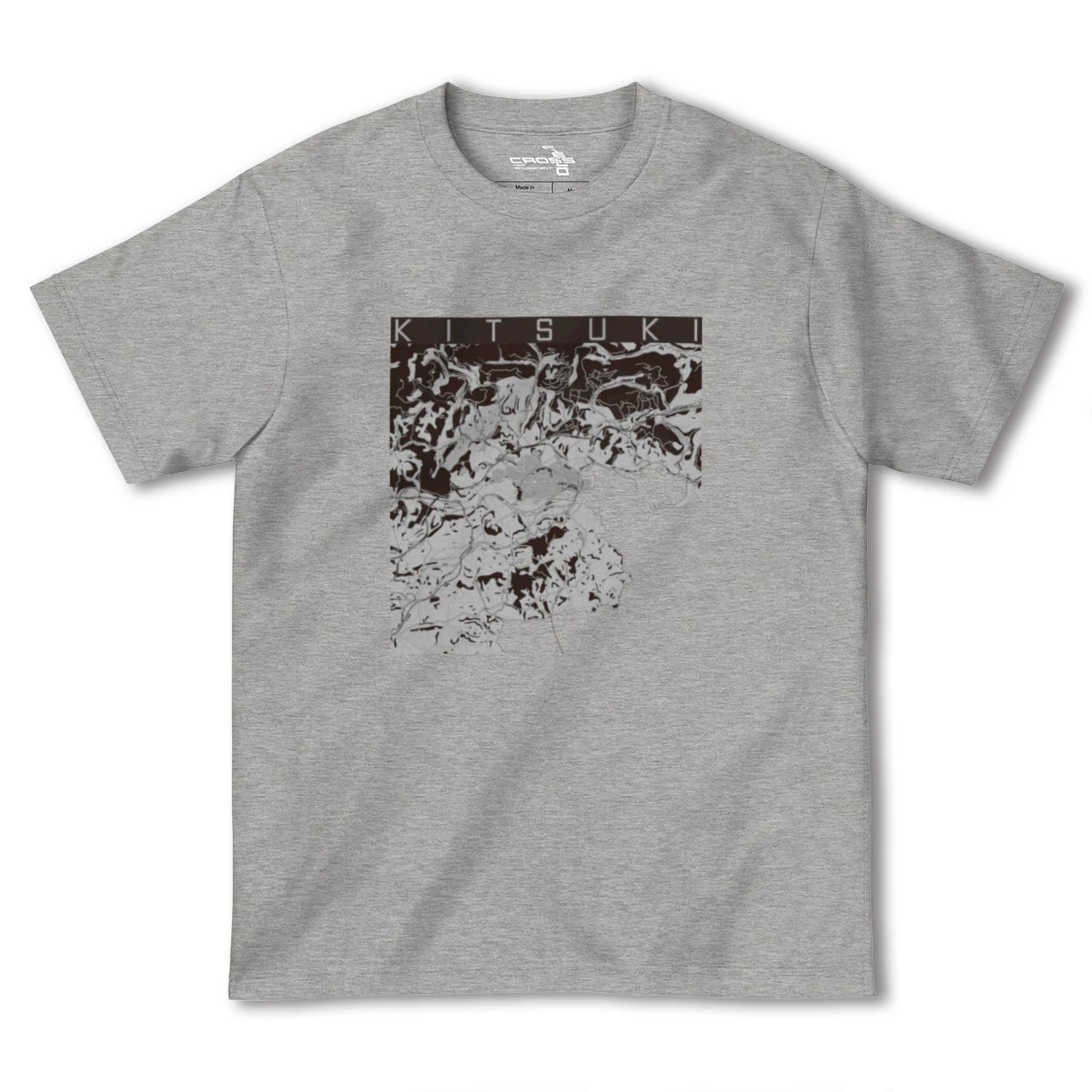【杵築(大分県)】地図柄ヘビーウェイトTシャツ