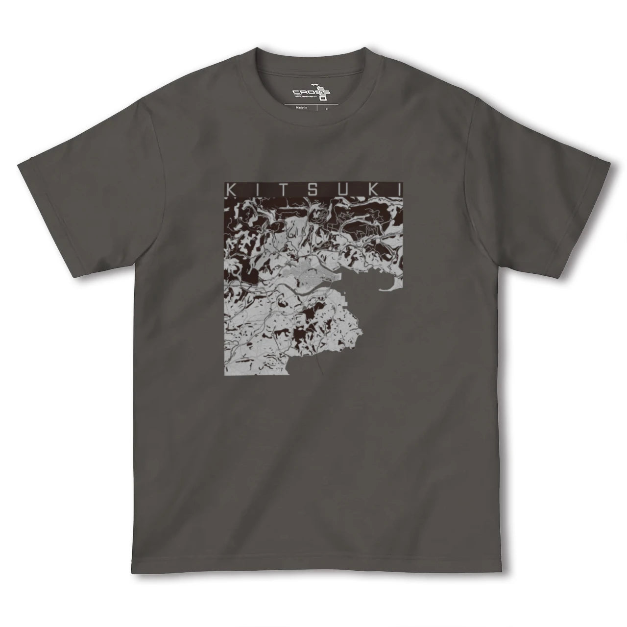 【杵築(大分県)】地図柄ヘビーウェイトTシャツ