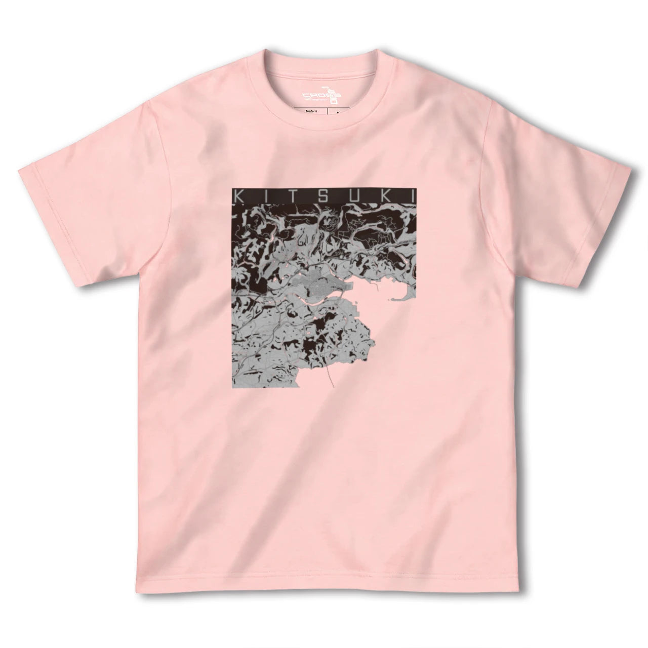 【杵築(大分県)】地図柄ヘビーウェイトTシャツ