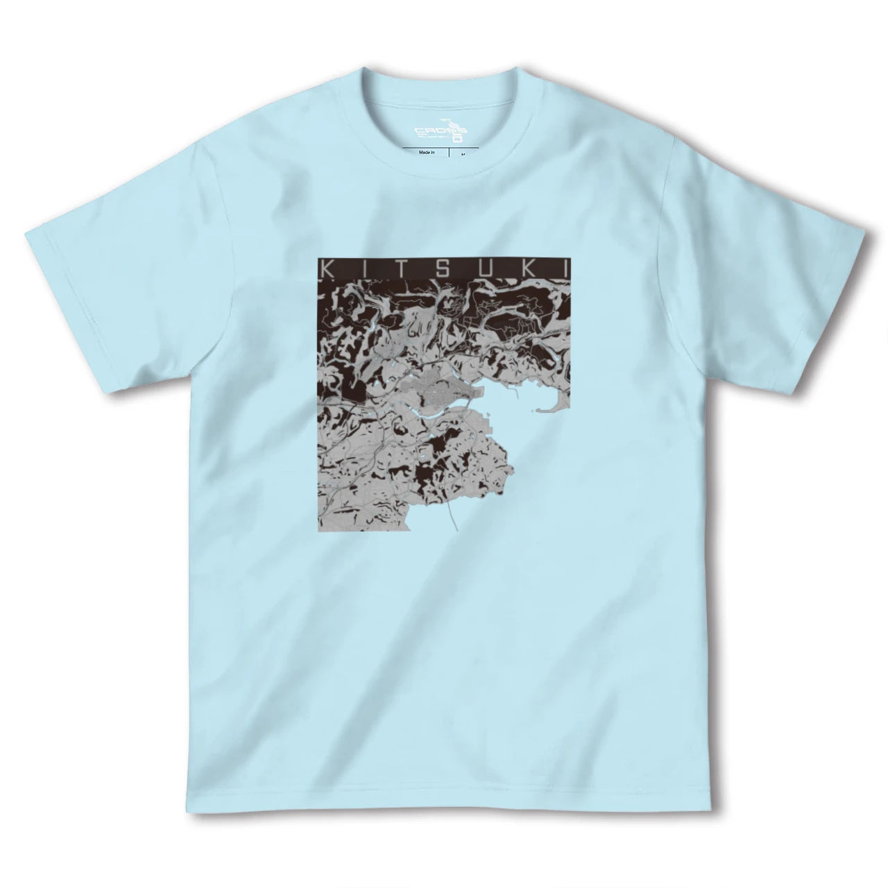 【杵築(大分県)】地図柄ヘビーウェイトTシャツ