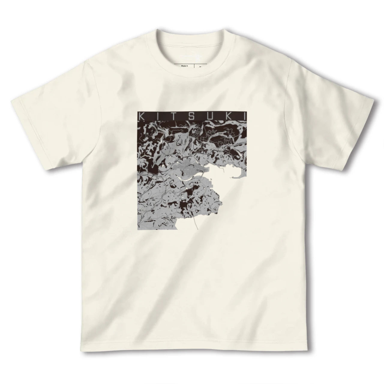 【杵築(大分県)】地図柄ヘビーウェイトTシャツ