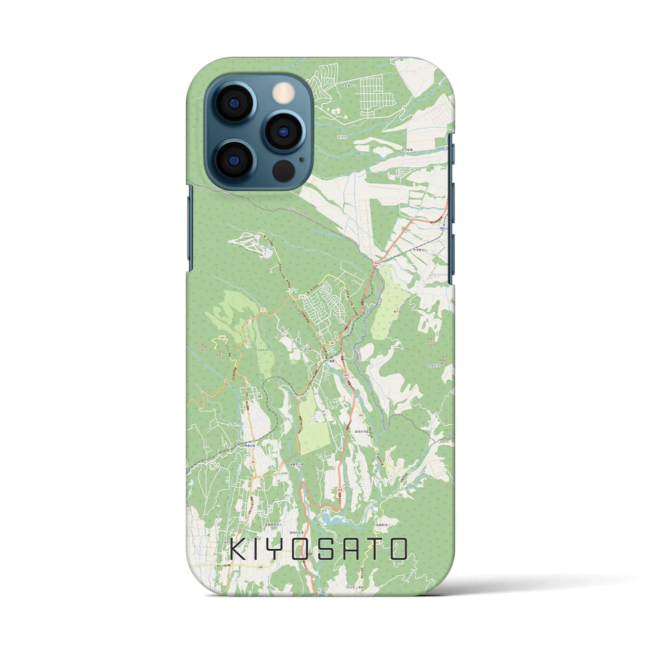 【清里(山梨県)】地図柄iPhoneケース(バックカバータイプ)