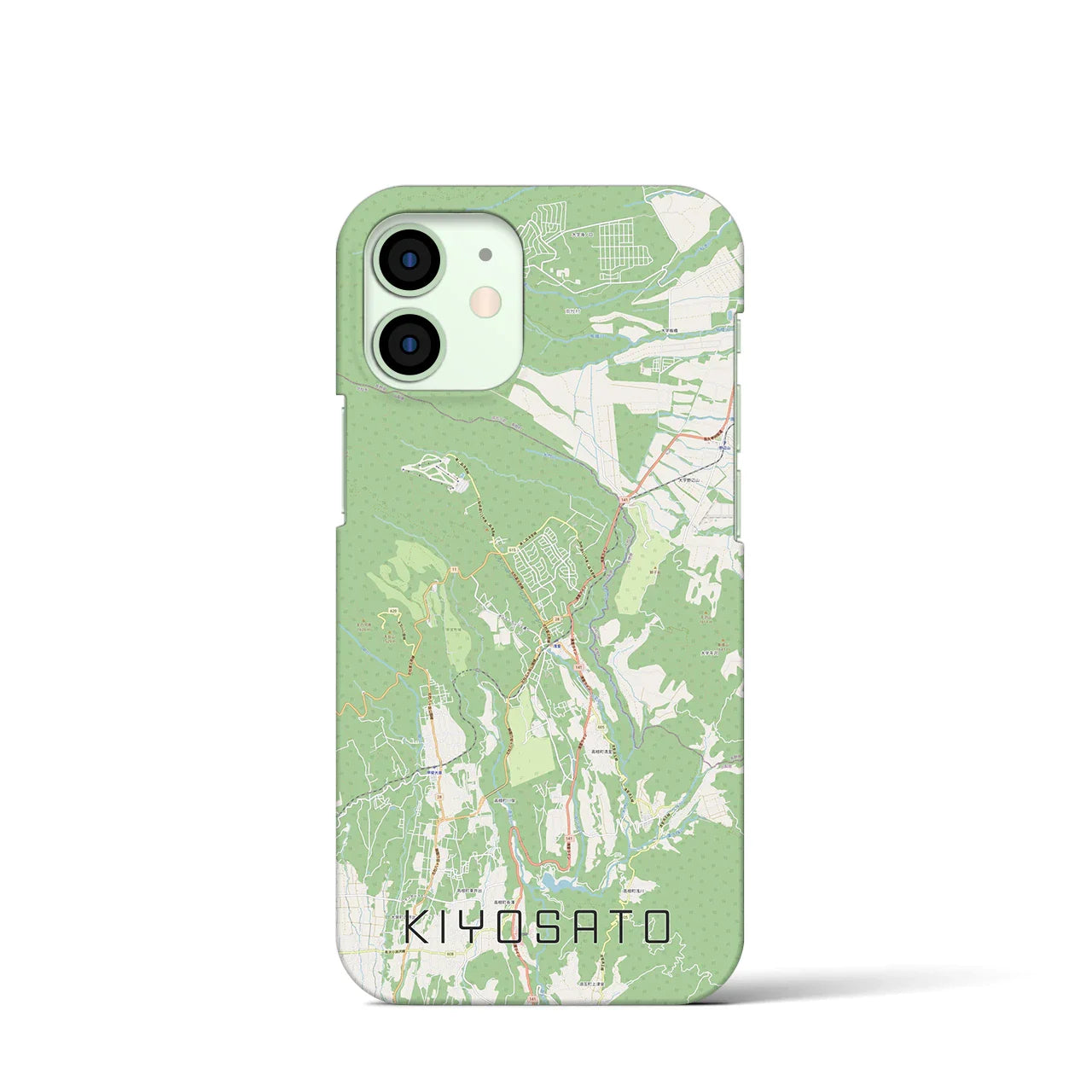 【清里(山梨県)】地図柄iPhoneケース(バックカバータイプ)