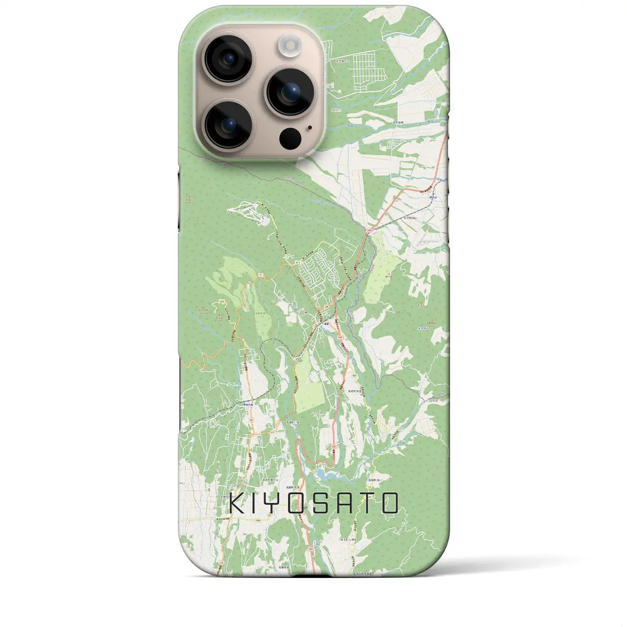 【清里(山梨県)】地図柄iPhoneケース(バックカバータイプ)