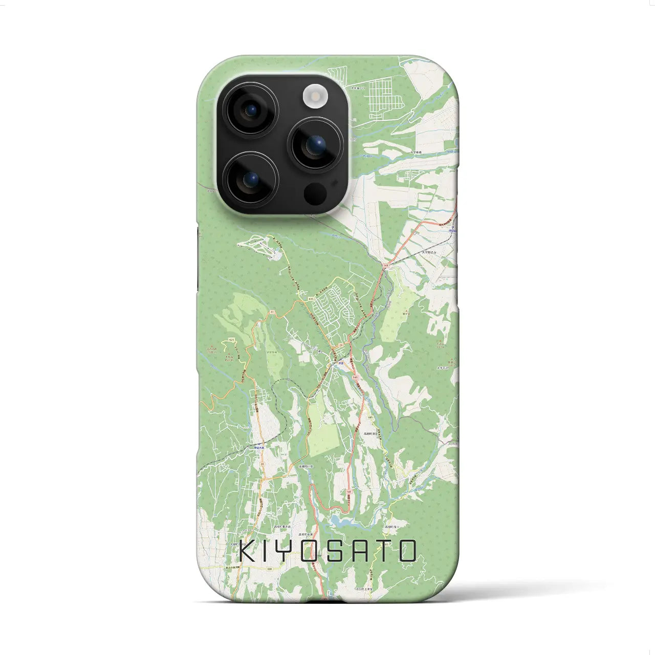 【清里(山梨県)】地図柄iPhoneケース(バックカバータイプ)