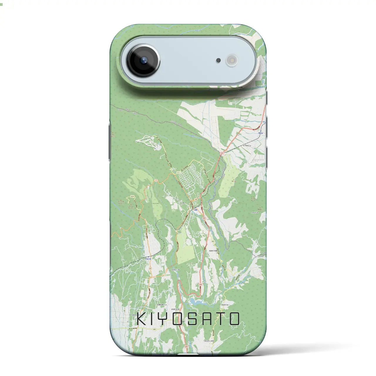 【清里(山梨県)】地図柄iPhoneケース(バックカバータイプ)