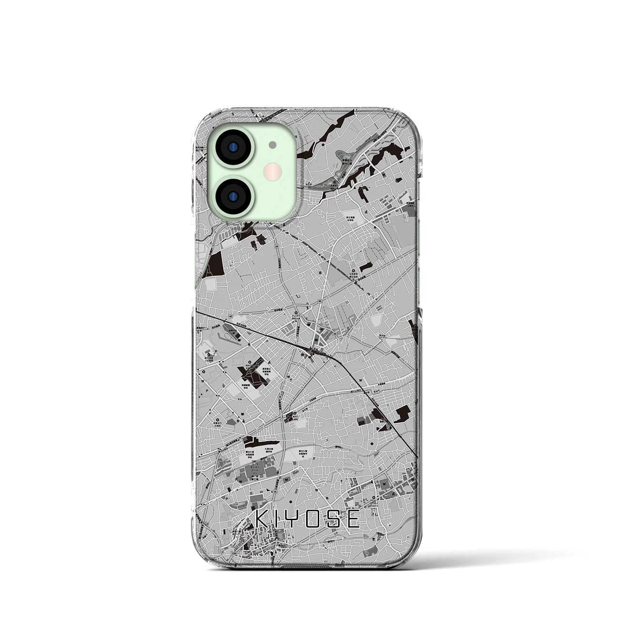 【清瀬(東京都)】地図柄iPhoneケース(クリアタイプ)