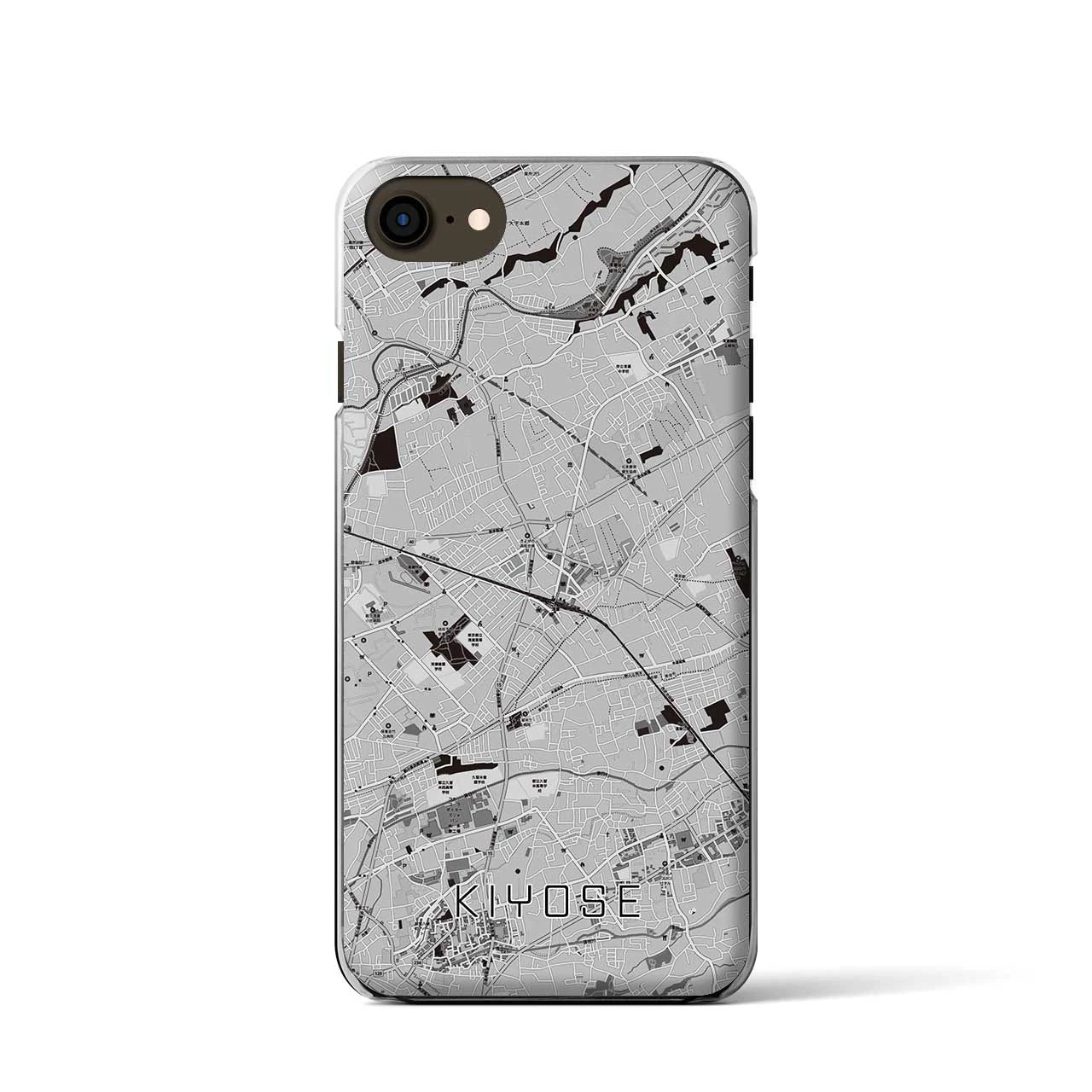 【清瀬(東京都)】地図柄iPhoneケース(クリアタイプ)