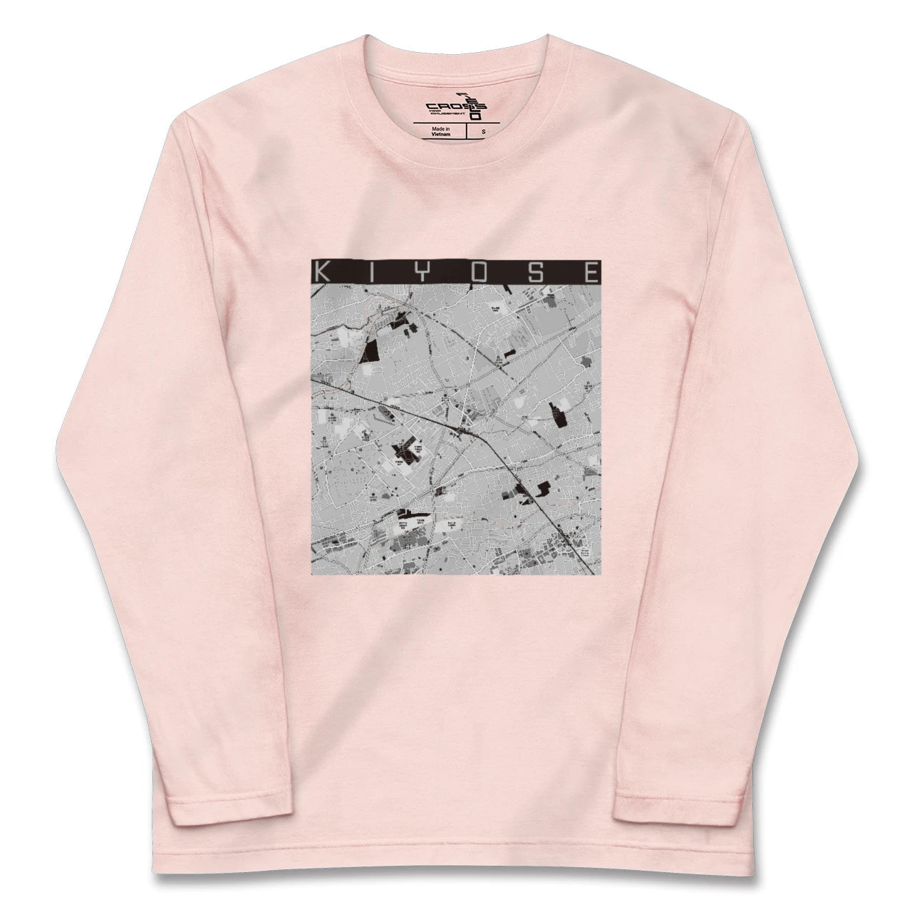 【清瀬(東京都)】地図柄ロングスリーブTシャツ