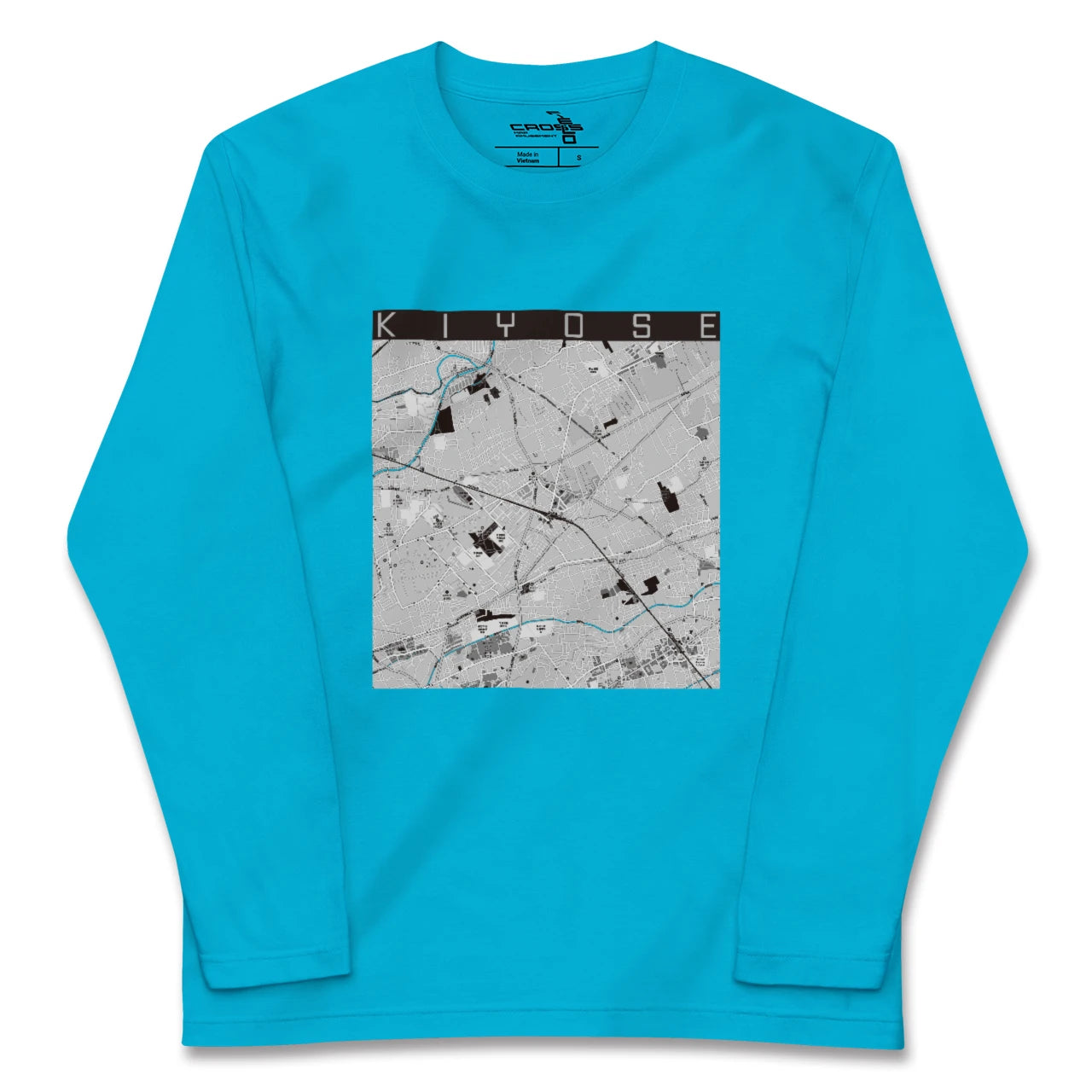 【清瀬(東京都)】地図柄ロングスリーブTシャツ