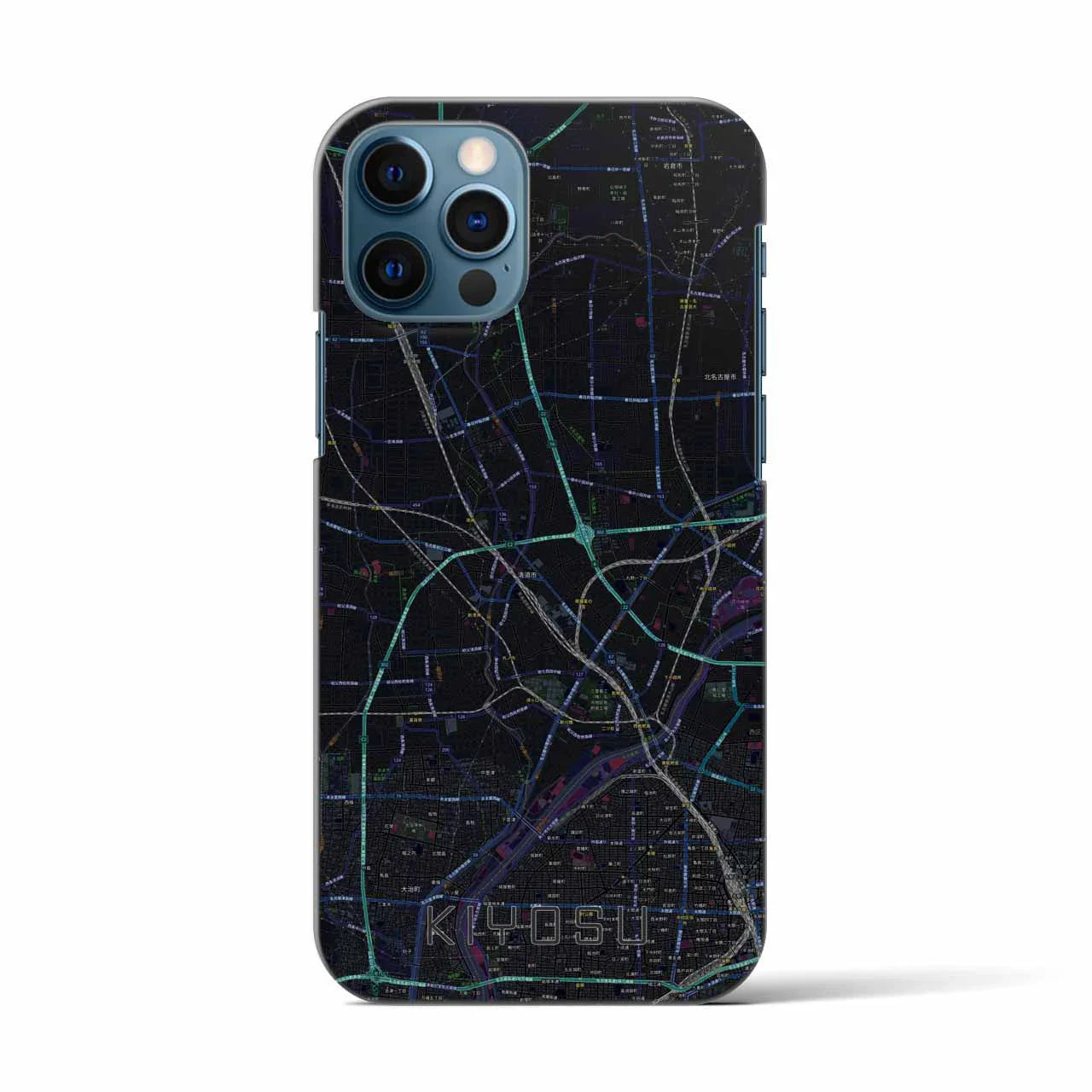 【清須(愛知県)】地図柄iPhoneケース(バックカバータイプ)