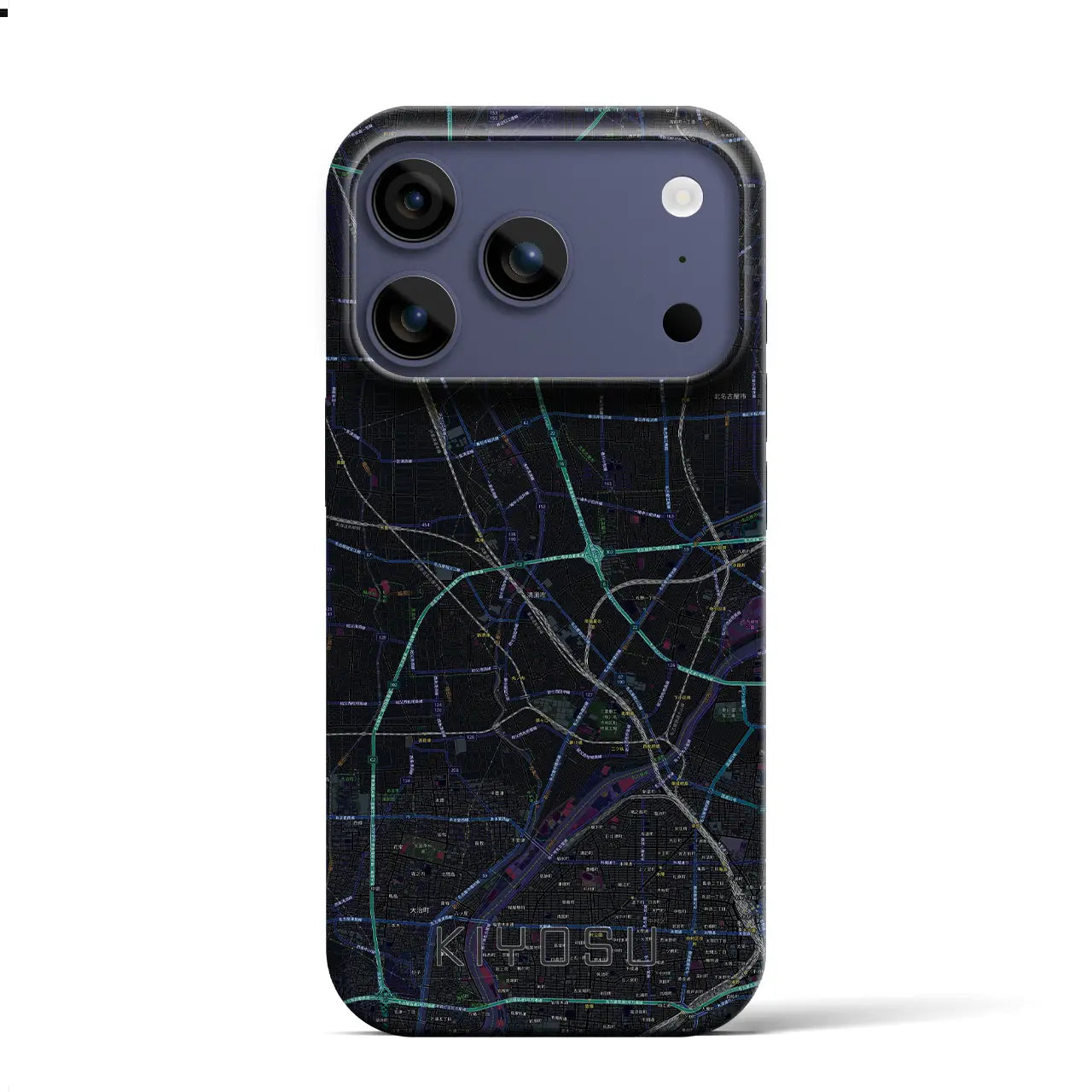 【清須(愛知県)】地図柄iPhoneケース(バックカバータイプ)