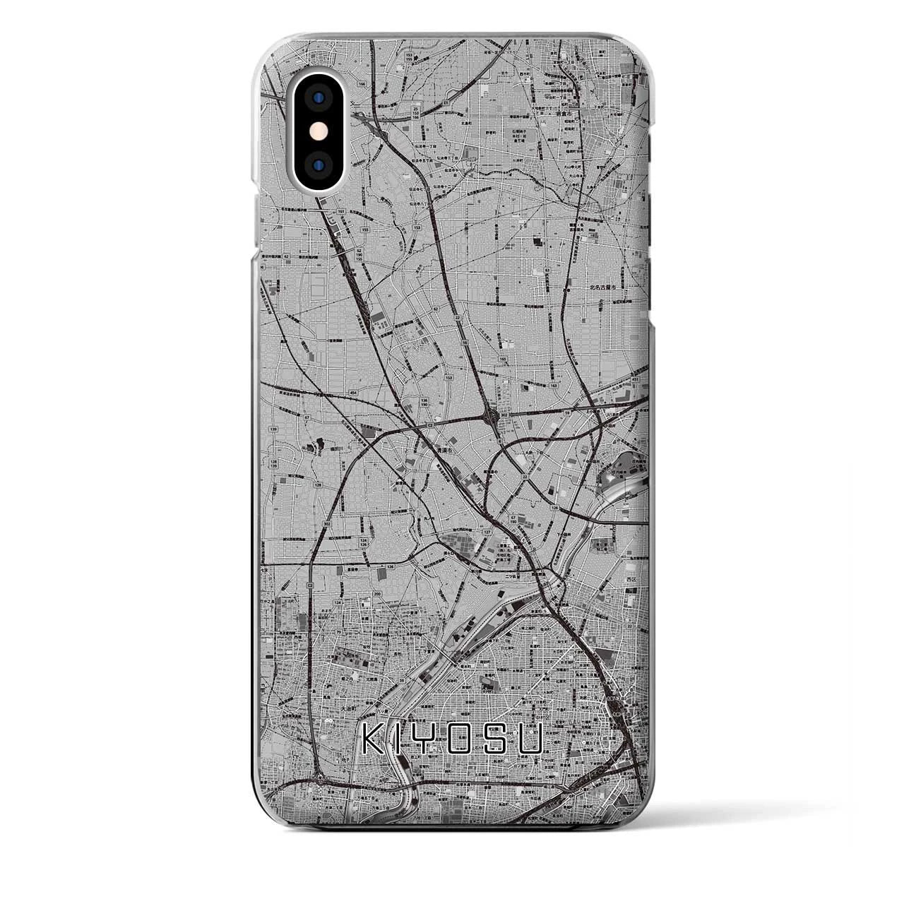 【清須(愛知県)】地図柄iPhoneケース(クリアタイプ)