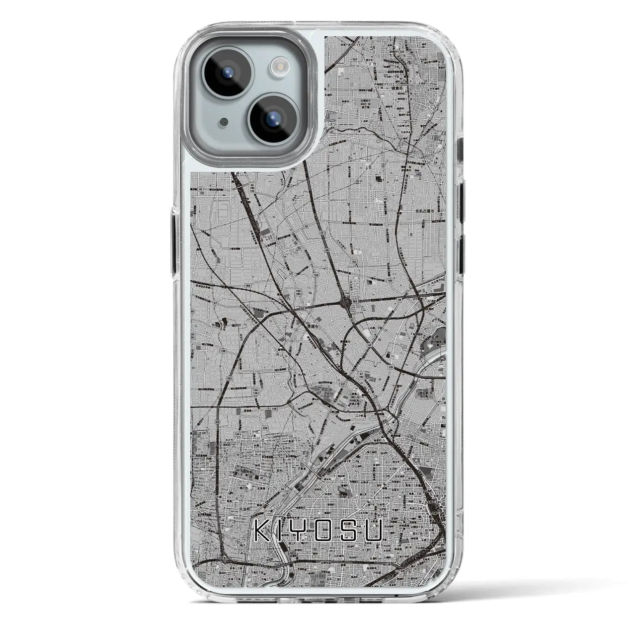 【清須(愛知県)】地図柄iPhoneケース(MagSafeタイプ)