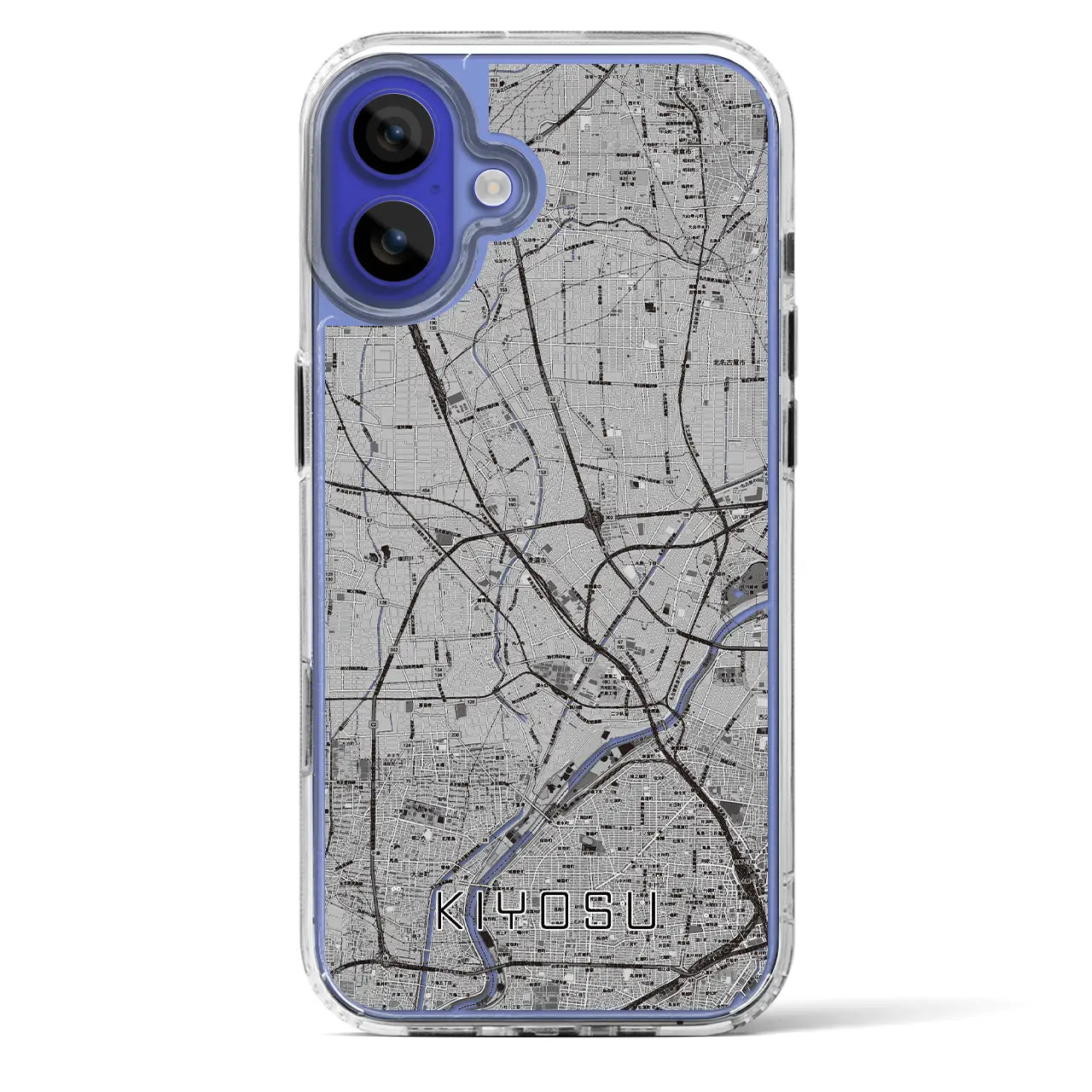 【清須(愛知県)】地図柄iPhoneケース(MagSafeタイプ)