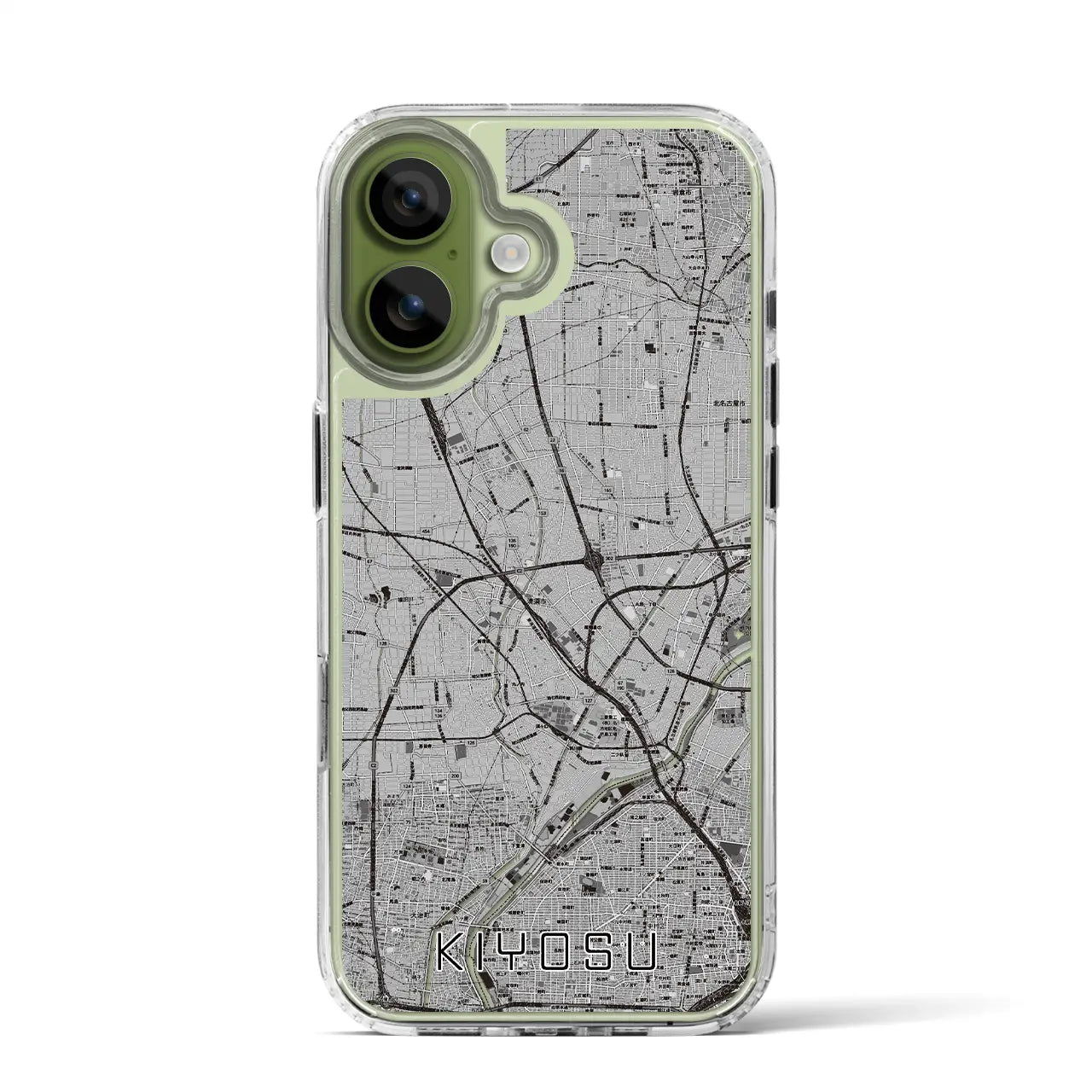【清須(愛知県)】地図柄iPhoneケース(MagSafeタイプ)