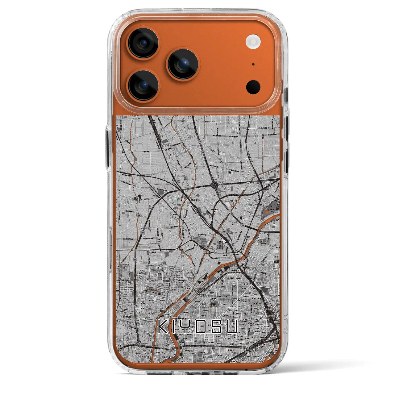 【清須(愛知県)】地図柄iPhoneケース(MagSafeタイプ)
