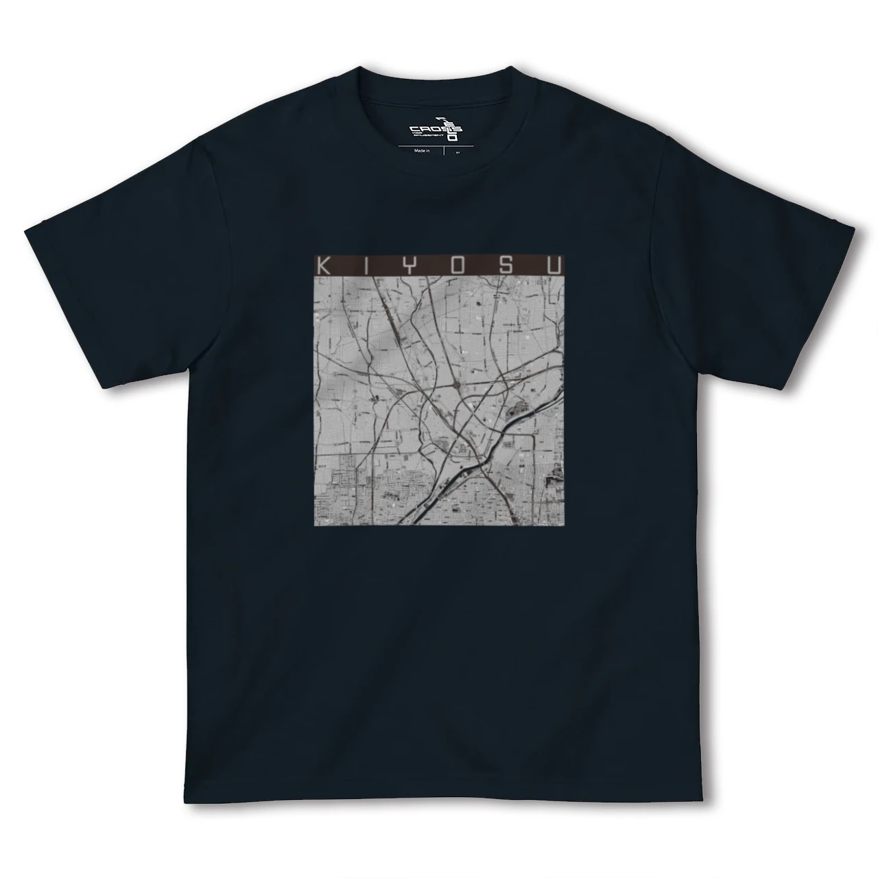 【清須(愛知県)】地図柄ヘビーウェイトTシャツ