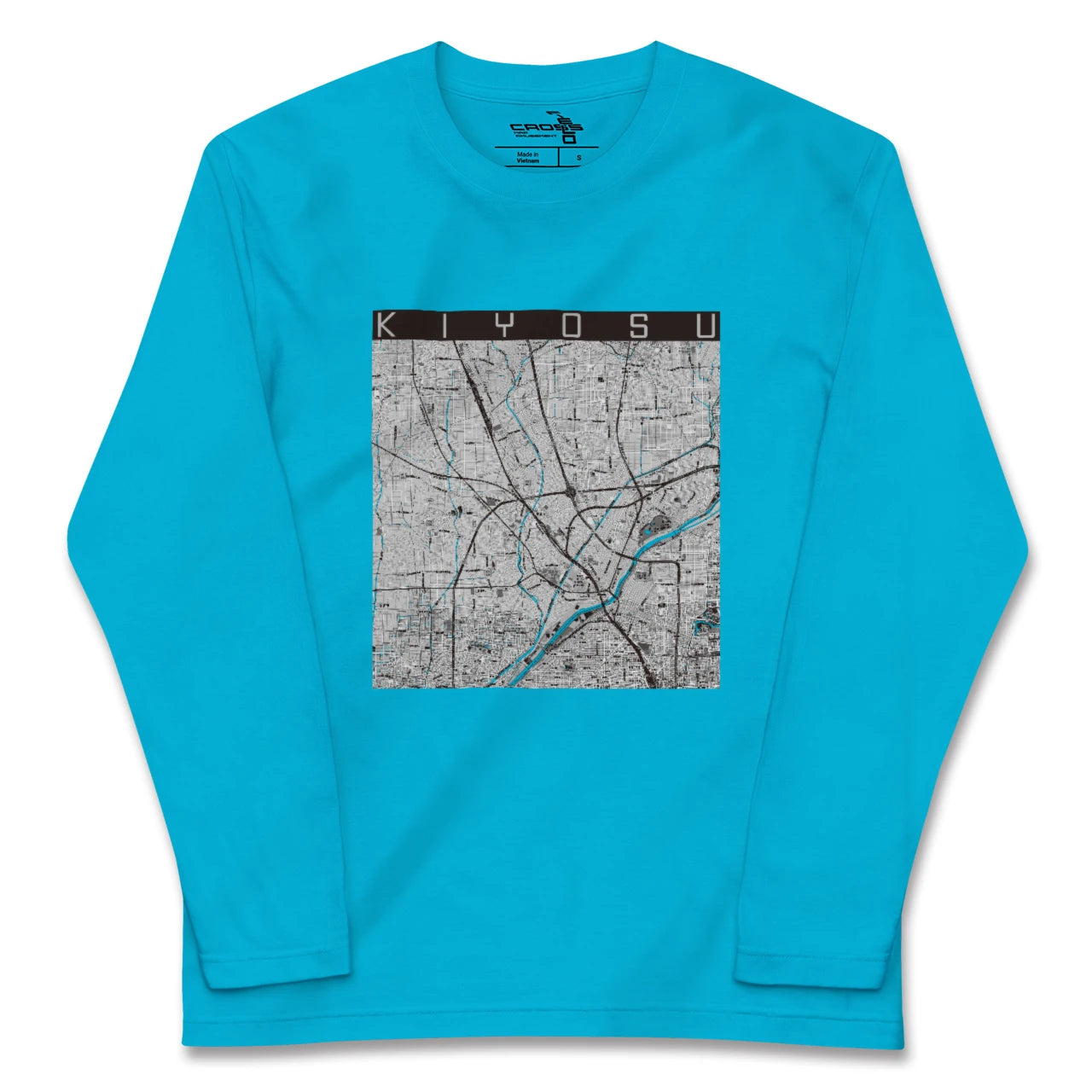 【清須(愛知県)】地図柄ロングスリーブTシャツ