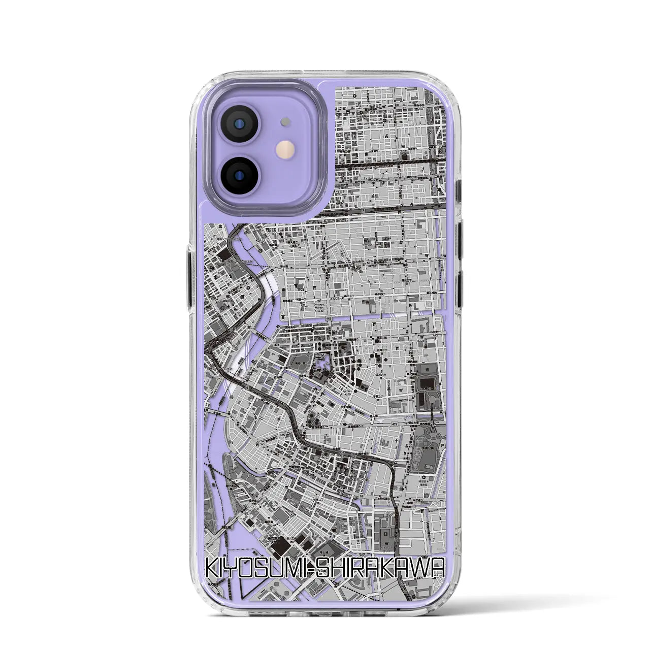 【清澄白河(東京都)】地図柄iPhoneケース(MagSafeタイプ)