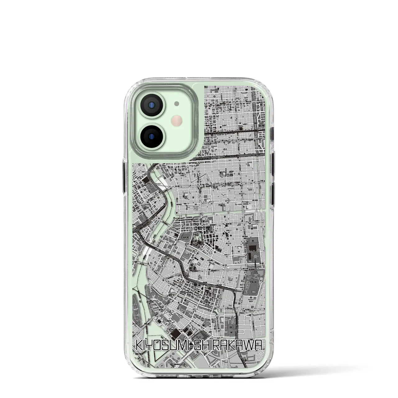 【清澄白河(東京都)】地図柄iPhoneケース(MagSafeタイプ)