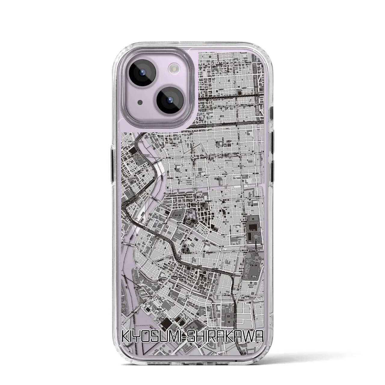 【清澄白河(東京都)】地図柄iPhoneケース(MagSafeタイプ)
