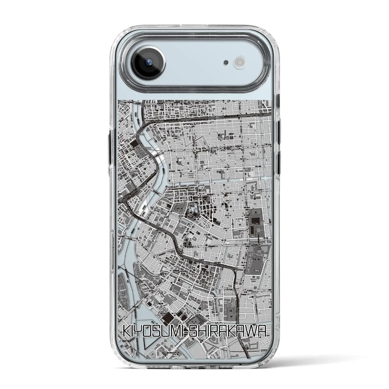 【清澄白河(東京都)】地図柄iPhoneケース(MagSafeタイプ)