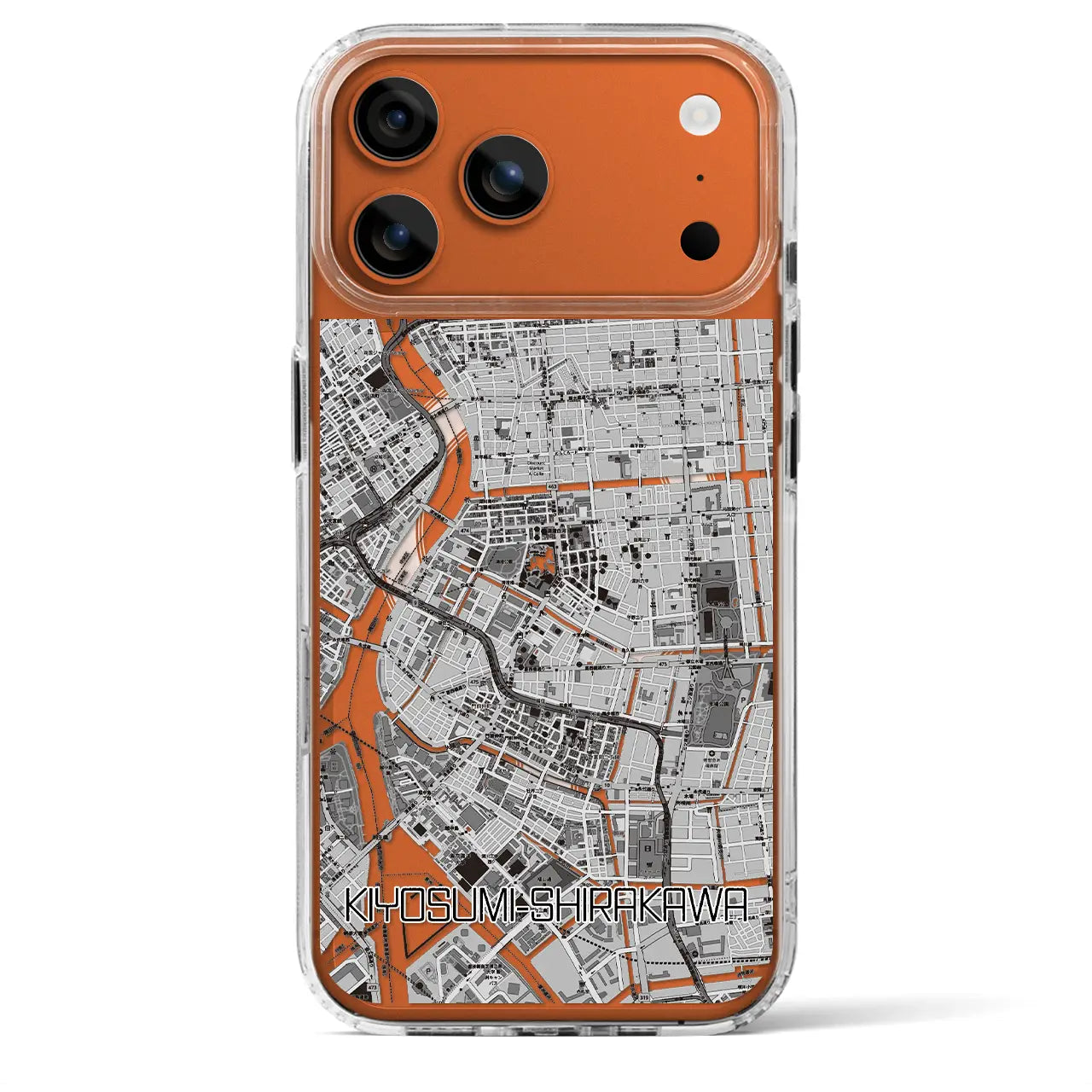 【清澄白河(東京都)】地図柄iPhoneケース(MagSafeタイプ)