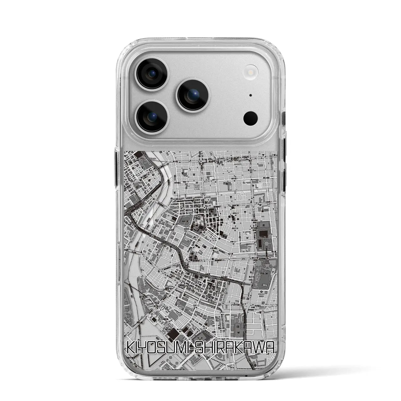 【清澄白河(東京都)】地図柄iPhoneケース(MagSafeタイプ)