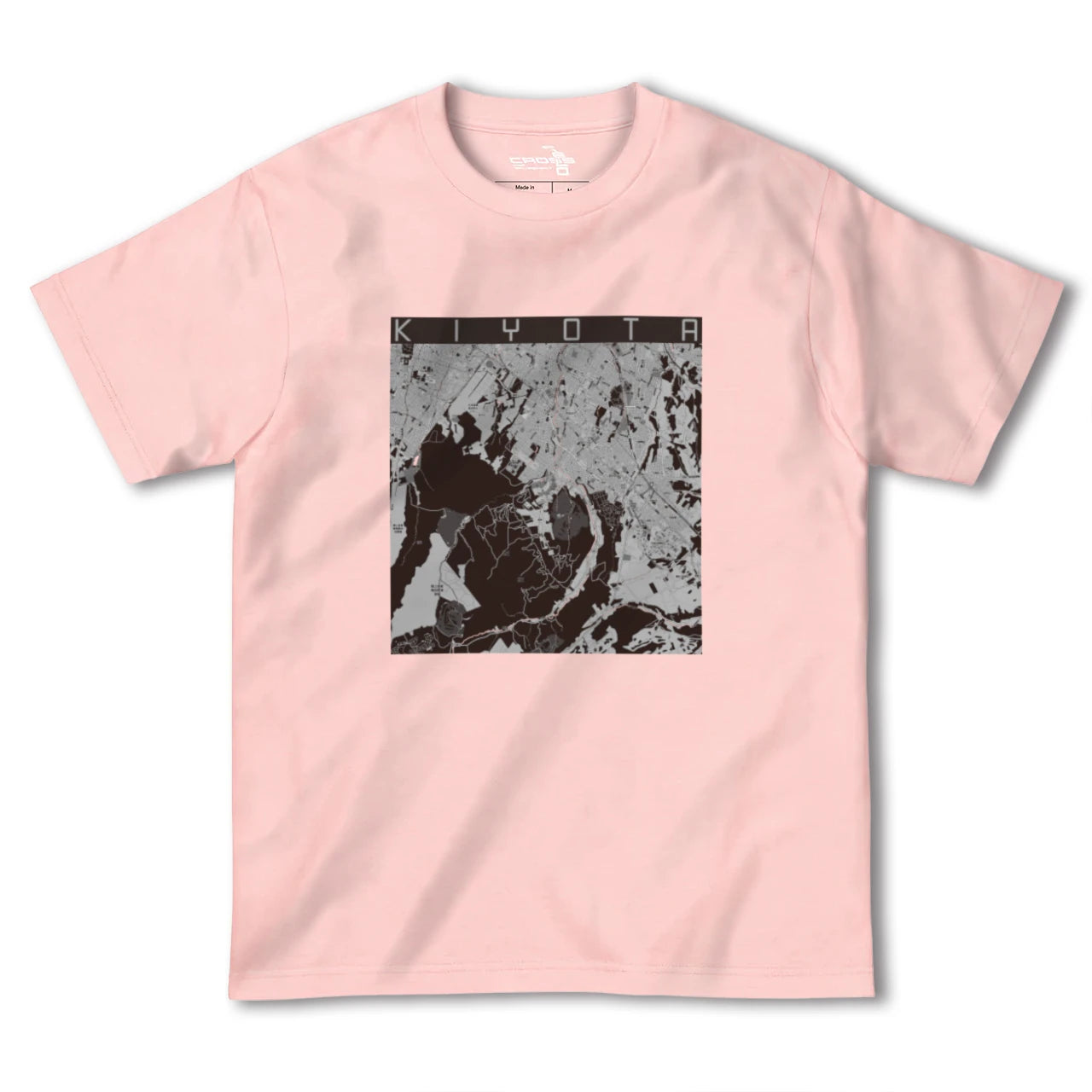 【清田(北海道)】地図柄ヘビーウェイトTシャツ