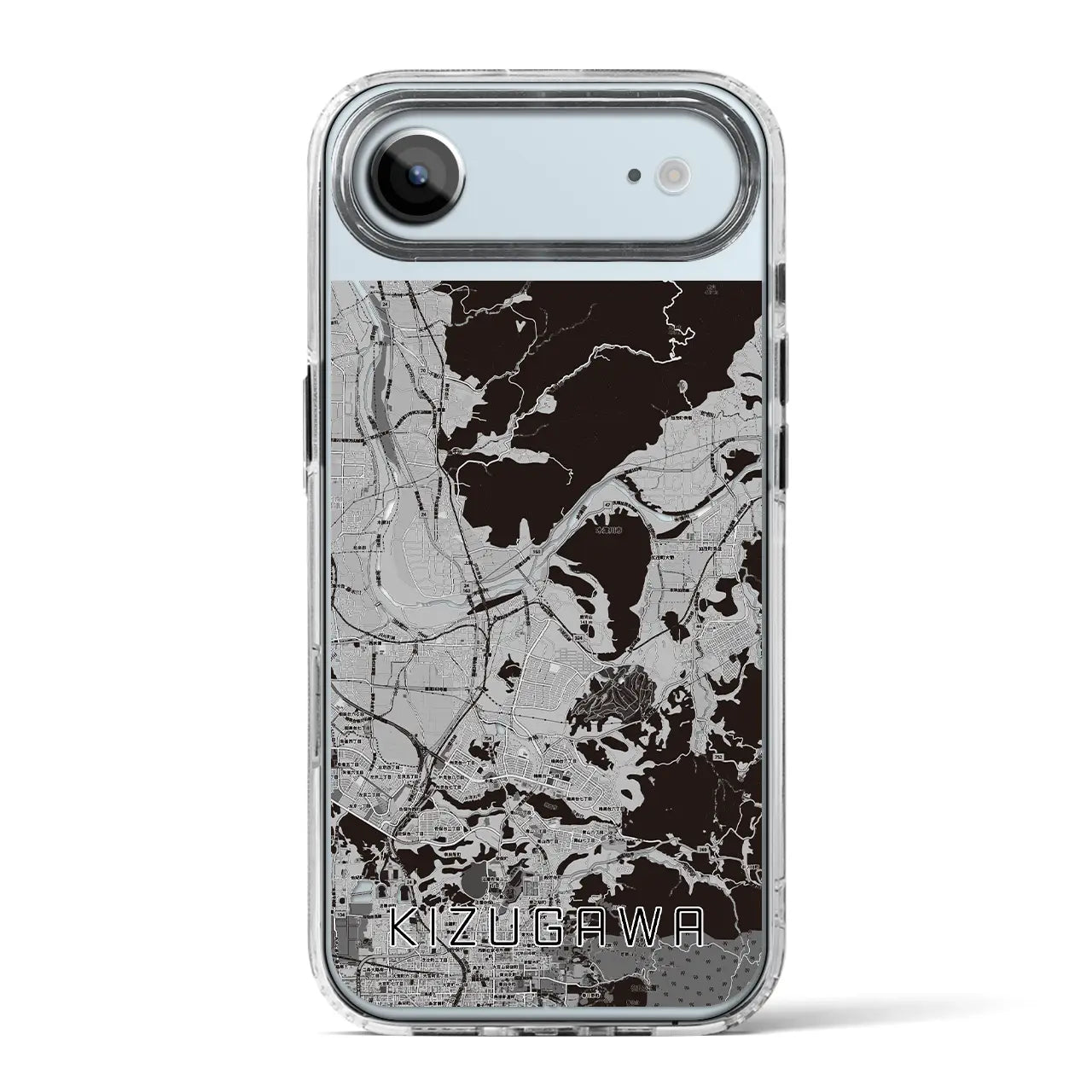 【木津川(京都府)】地図柄iPhoneケース(MagSafeタイプ)