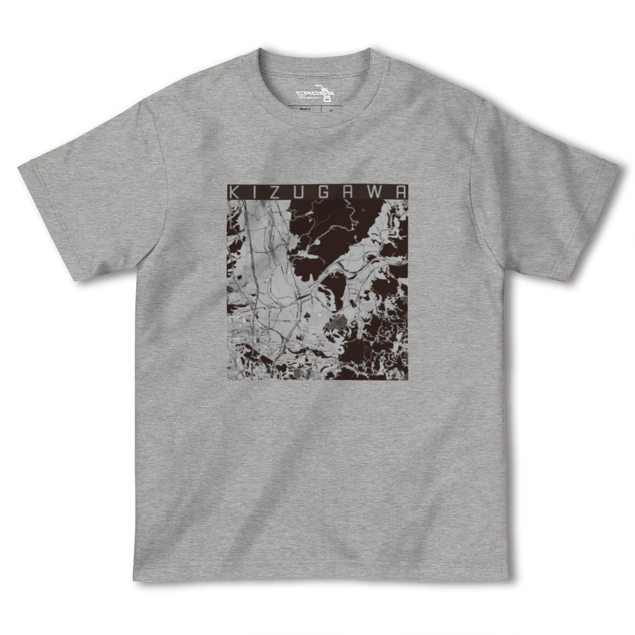 【木津川(京都府)】地図柄ヘビーウェイトTシャツ