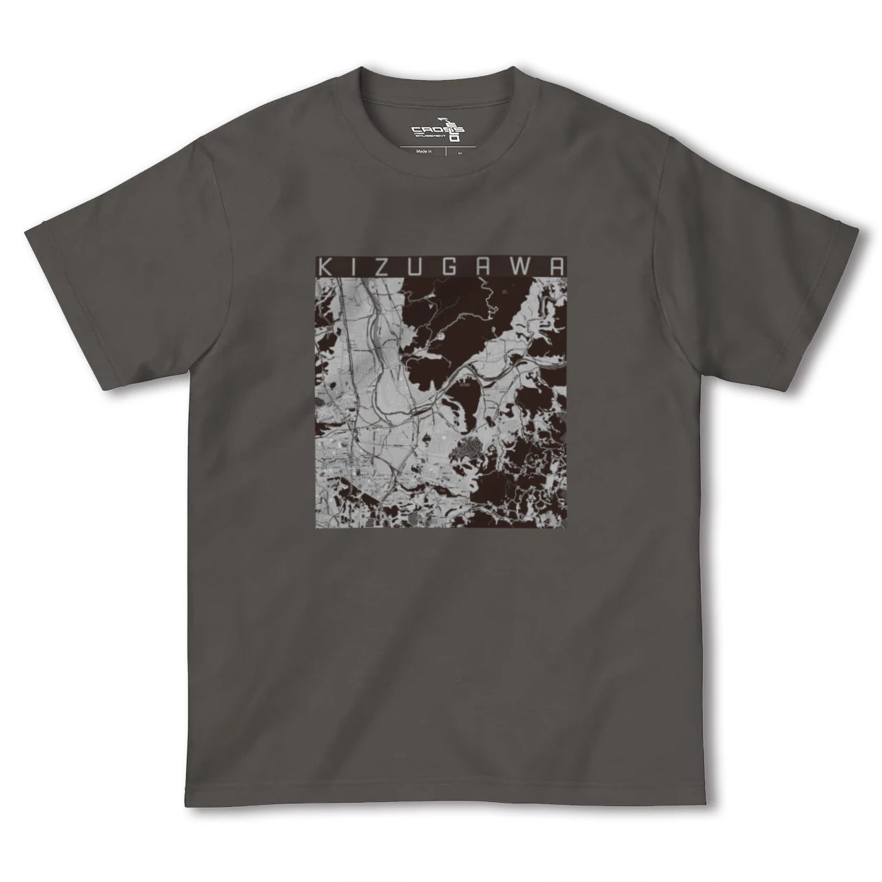 【木津川(京都府)】地図柄ヘビーウェイトTシャツ