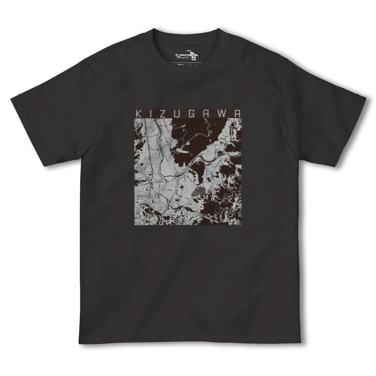 【木津川(京都府)】地図柄ヘビーウェイトTシャツ