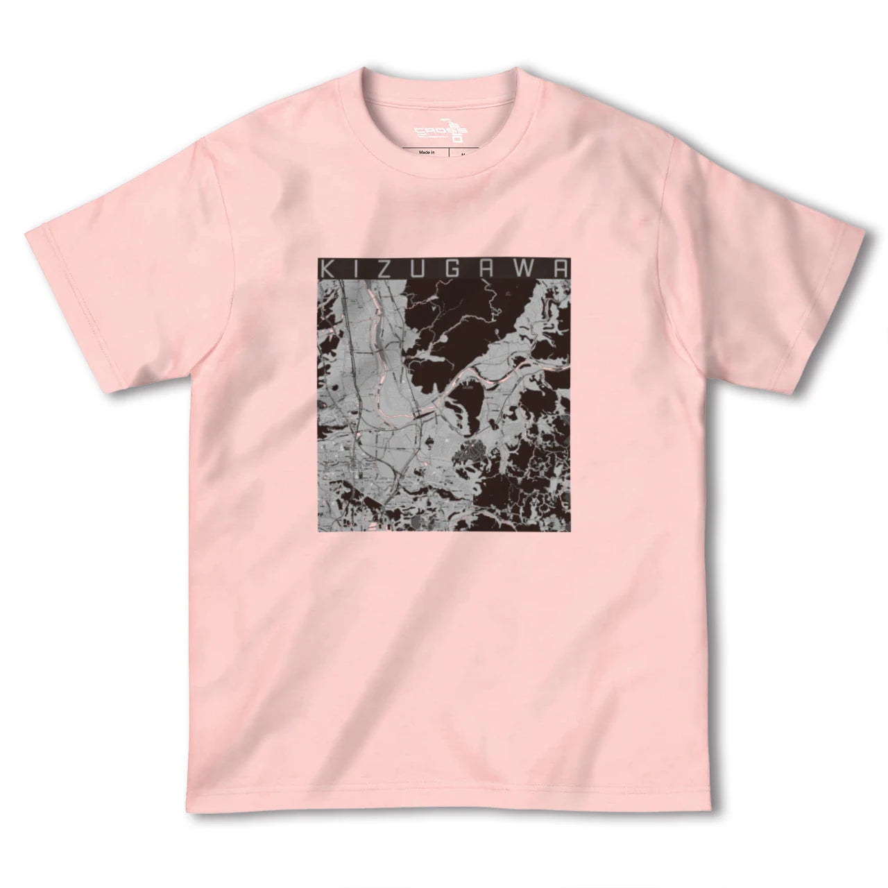 【木津川(京都府)】地図柄ヘビーウェイトTシャツ