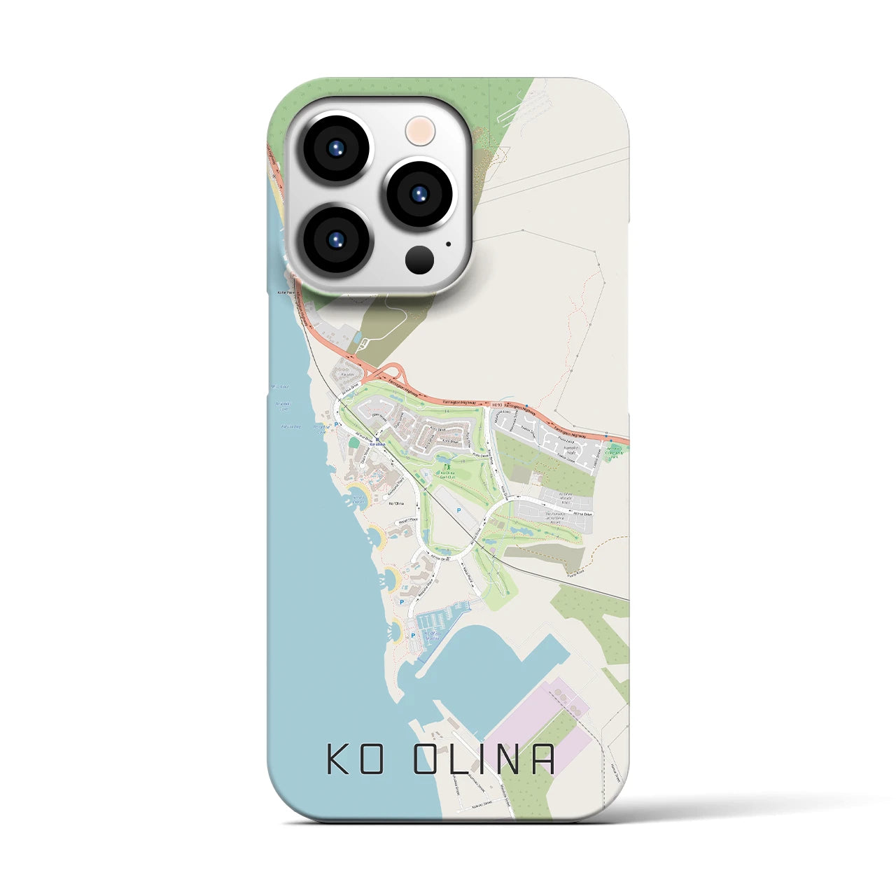 【コオリナ(アメリカ)】地図柄iPhoneケース(バックカバータイプ)