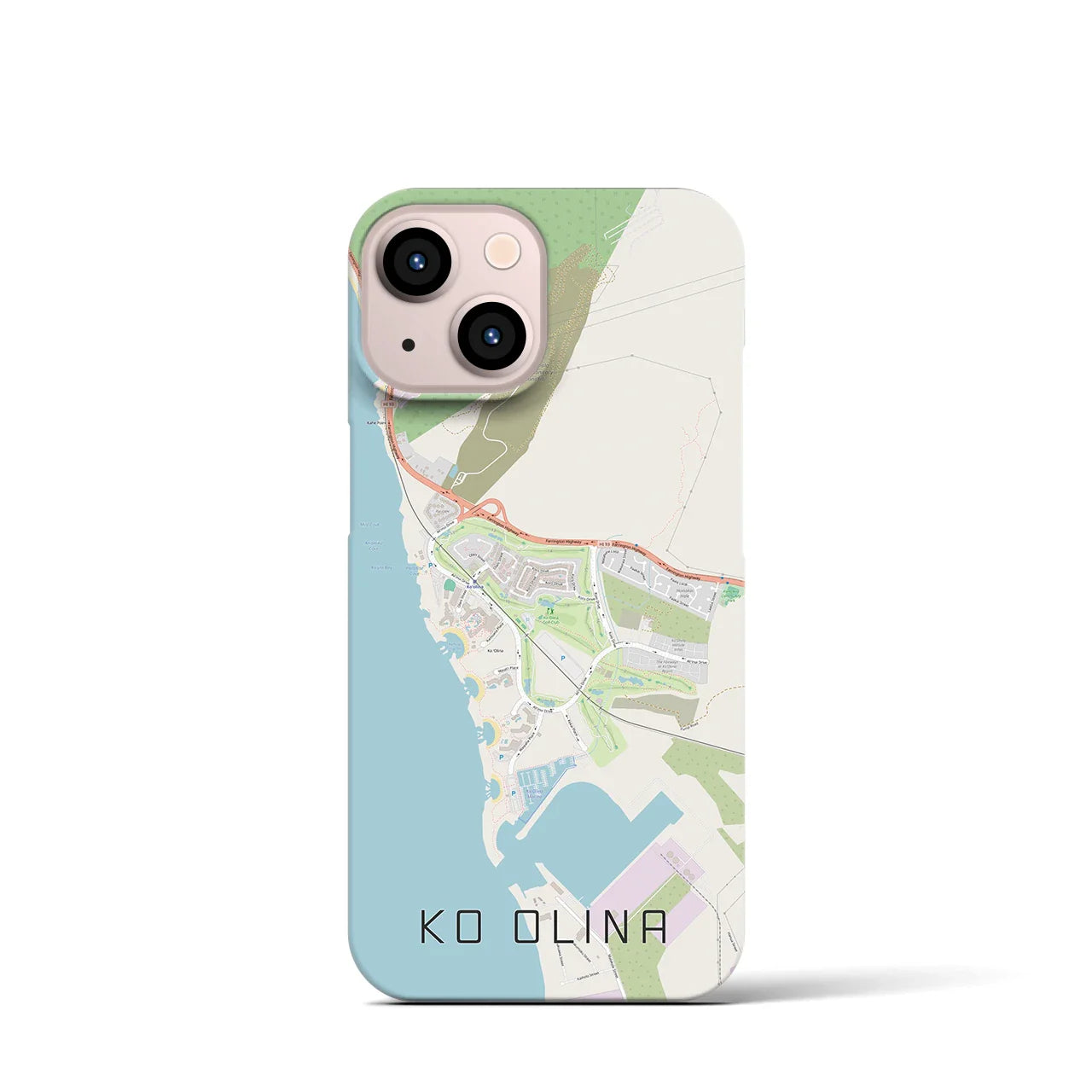 【コオリナ(アメリカ)】地図柄iPhoneケース(バックカバータイプ)