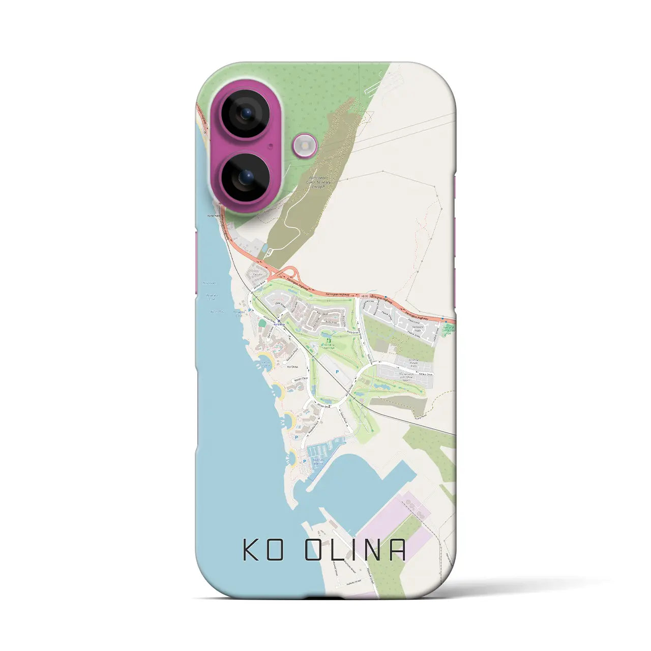 【コオリナ(アメリカ)】地図柄iPhoneケース(バックカバータイプ)