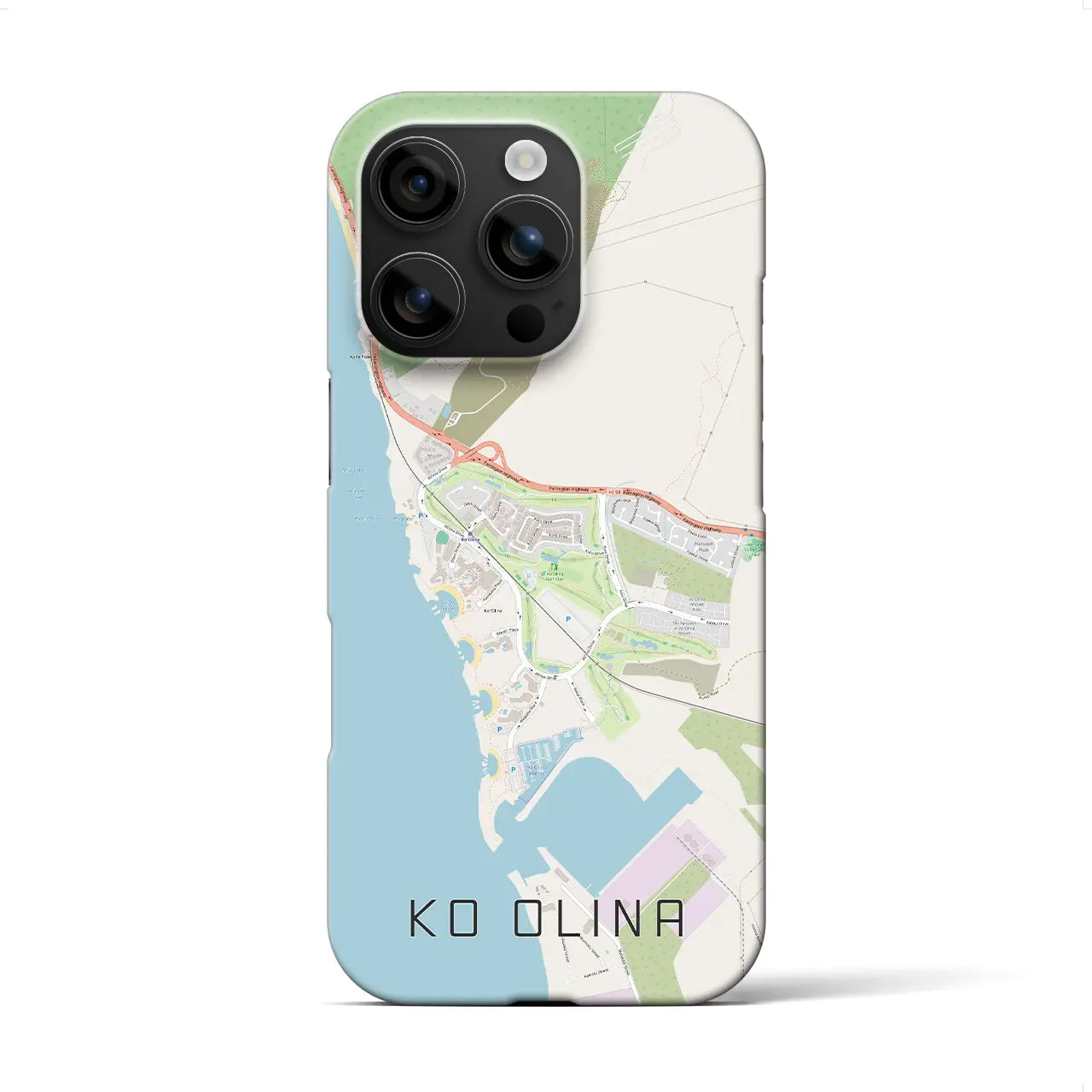 【コオリナ(アメリカ)】地図柄iPhoneケース(バックカバータイプ)
