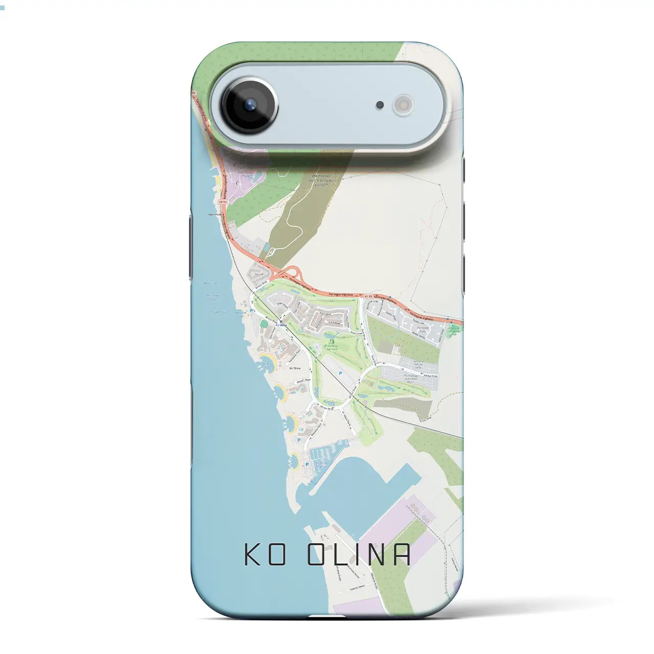 【コオリナ(アメリカ)】地図柄iPhoneケース(バックカバータイプ)